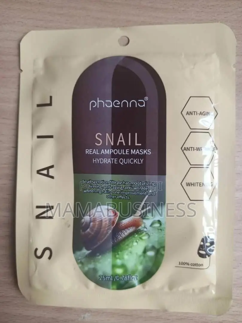 Phaenna Snail Real Ampoule Mask - 25ml