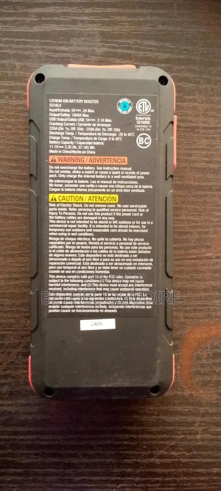 Car Battery Jump Starter