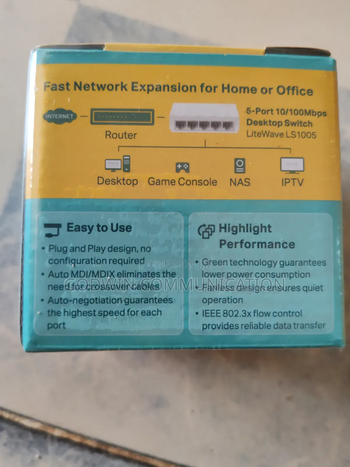 Tp Link 5-Port/100mbps Desktop Switched