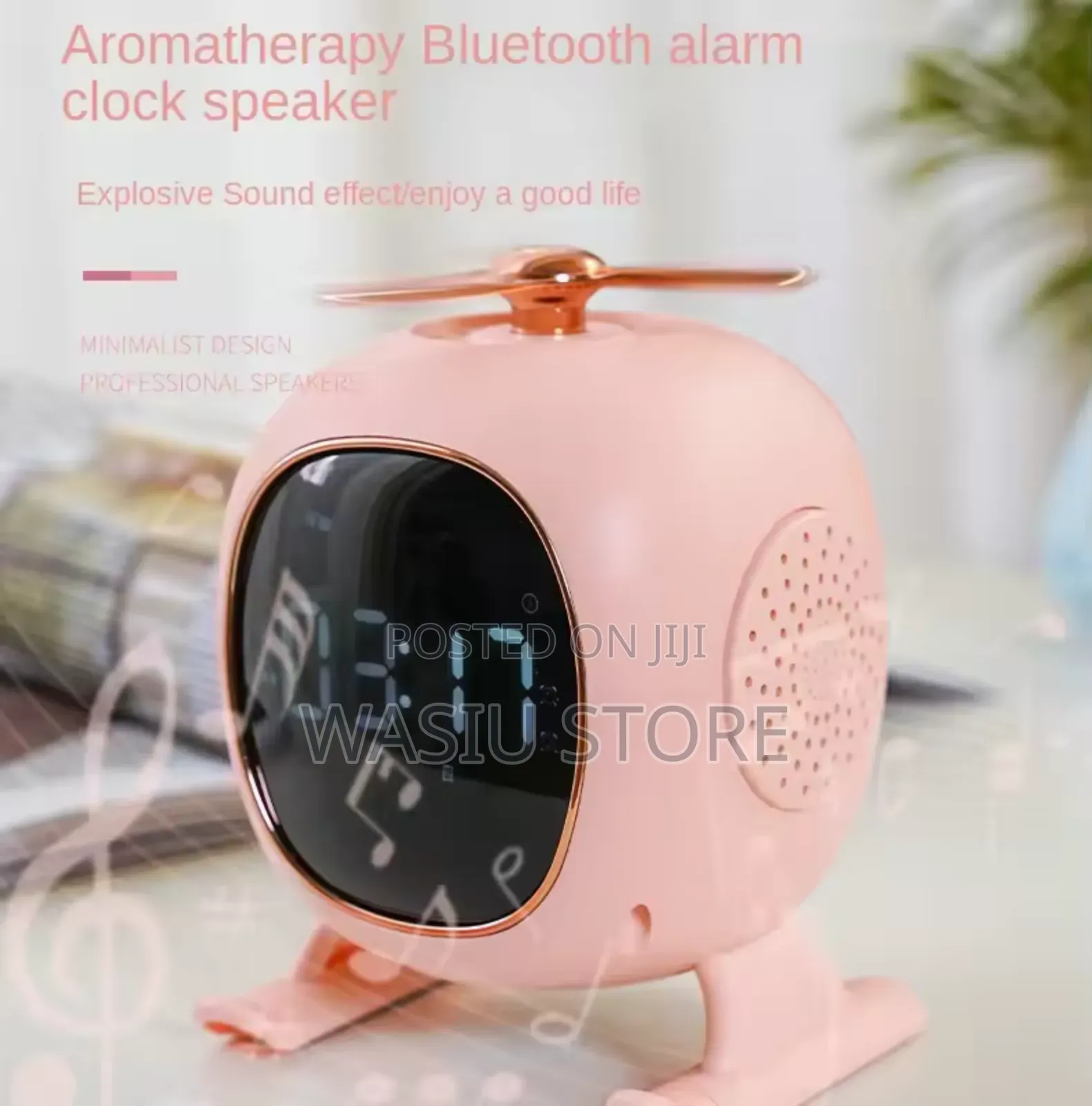 Aromatherapy Bluetooth Alarm Clock Speaker
