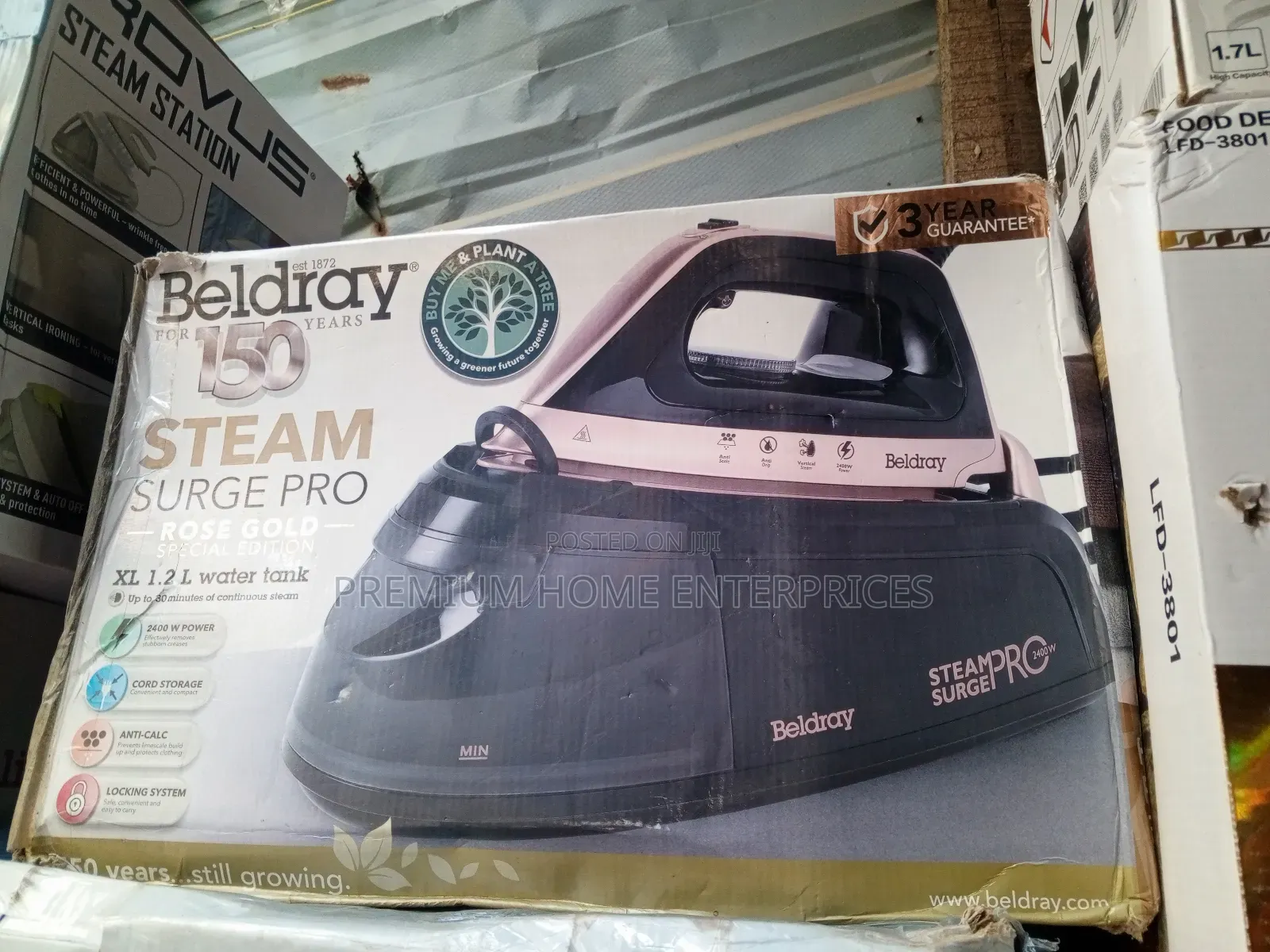 Beldray Steam Surge Pro Iron With Vertical Steaming- 2400w