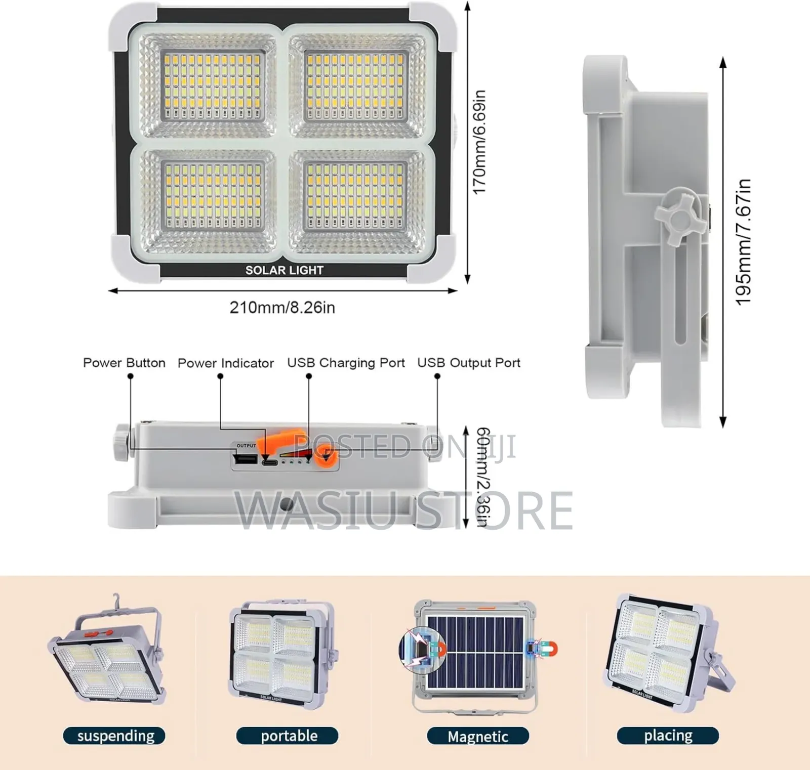 LED Solar Outdoor Light