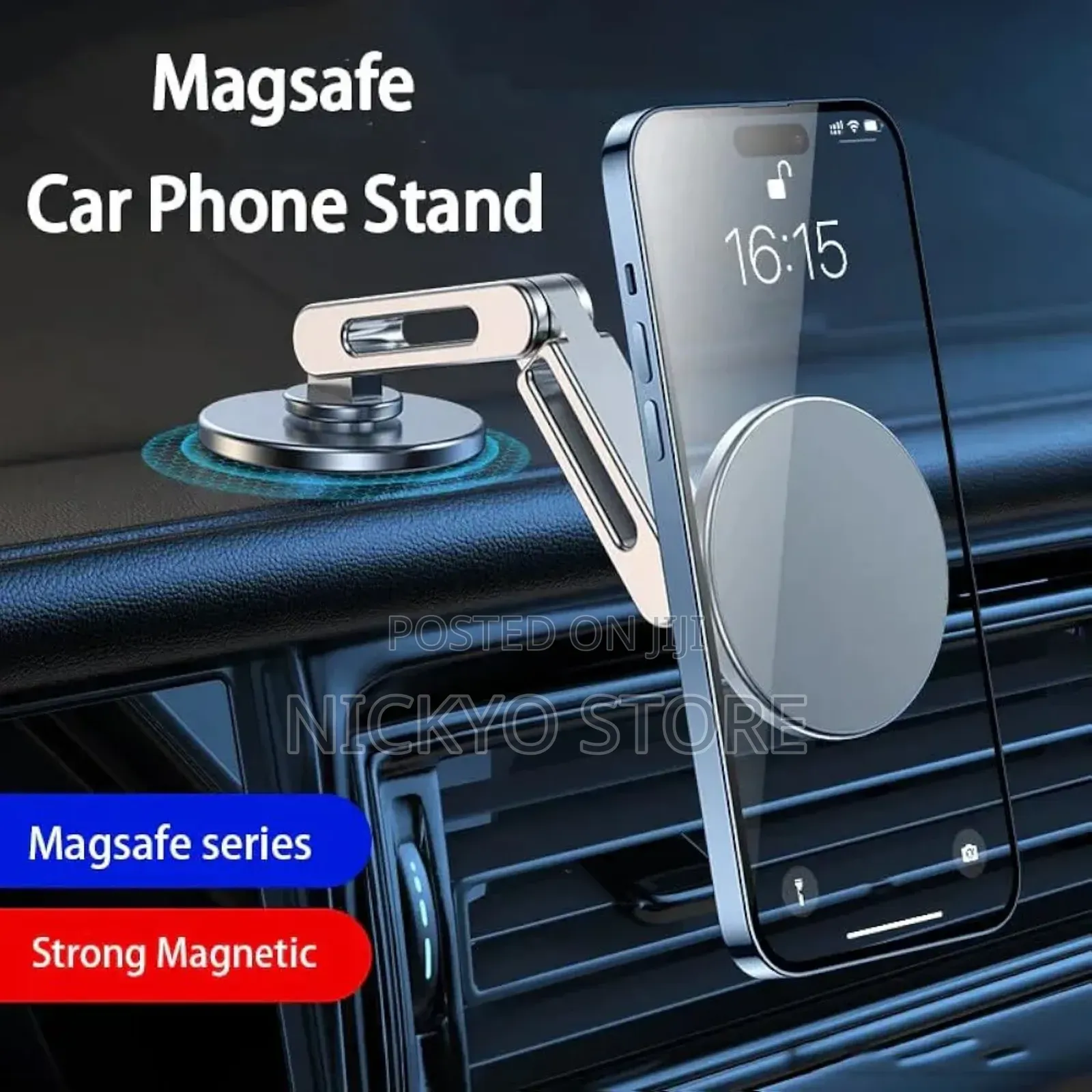 Magnetic 360 Rotating Phone Holder for Car