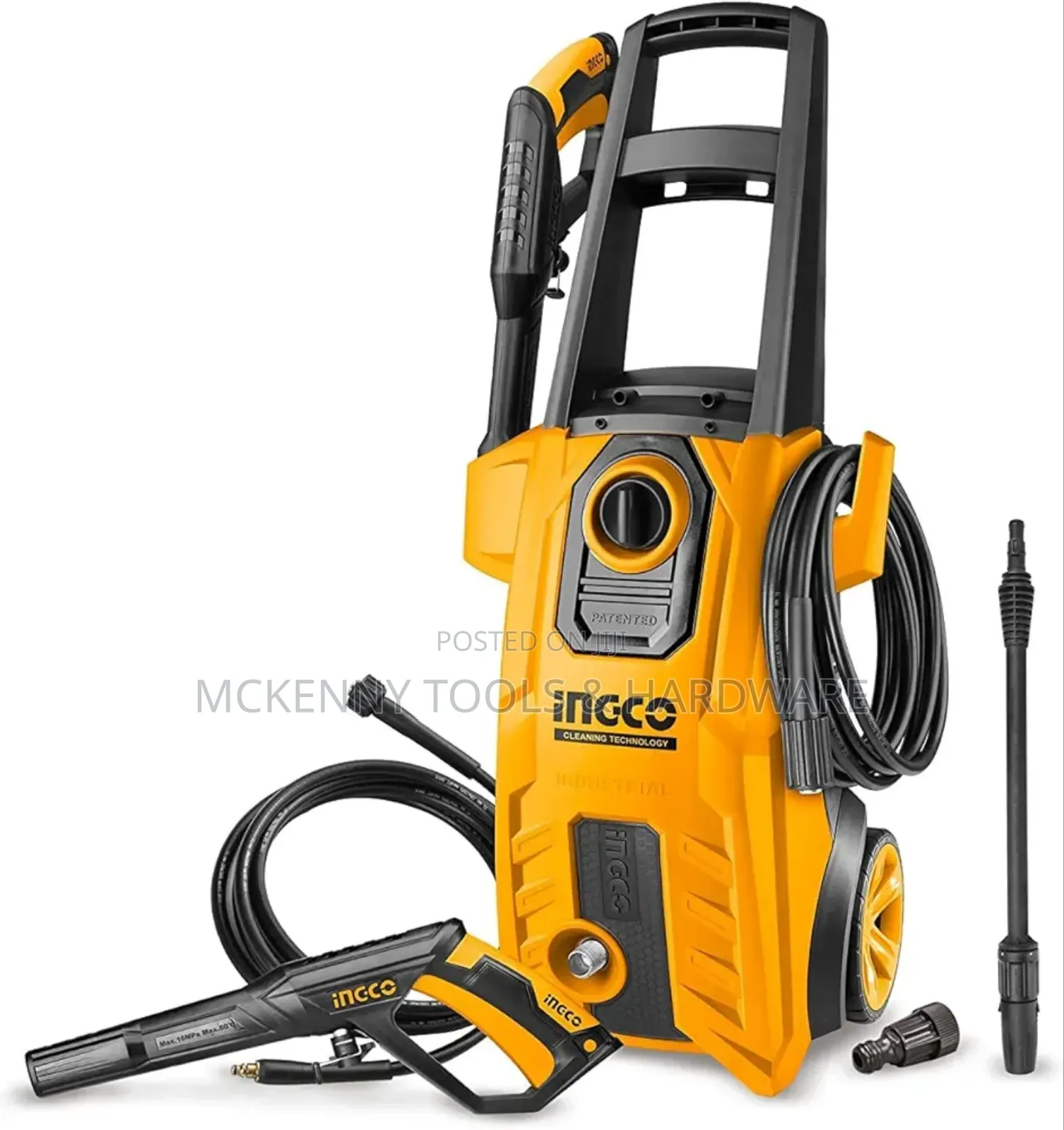 Ingco 150 Bar 1800w Compact Electric Pressure Washer