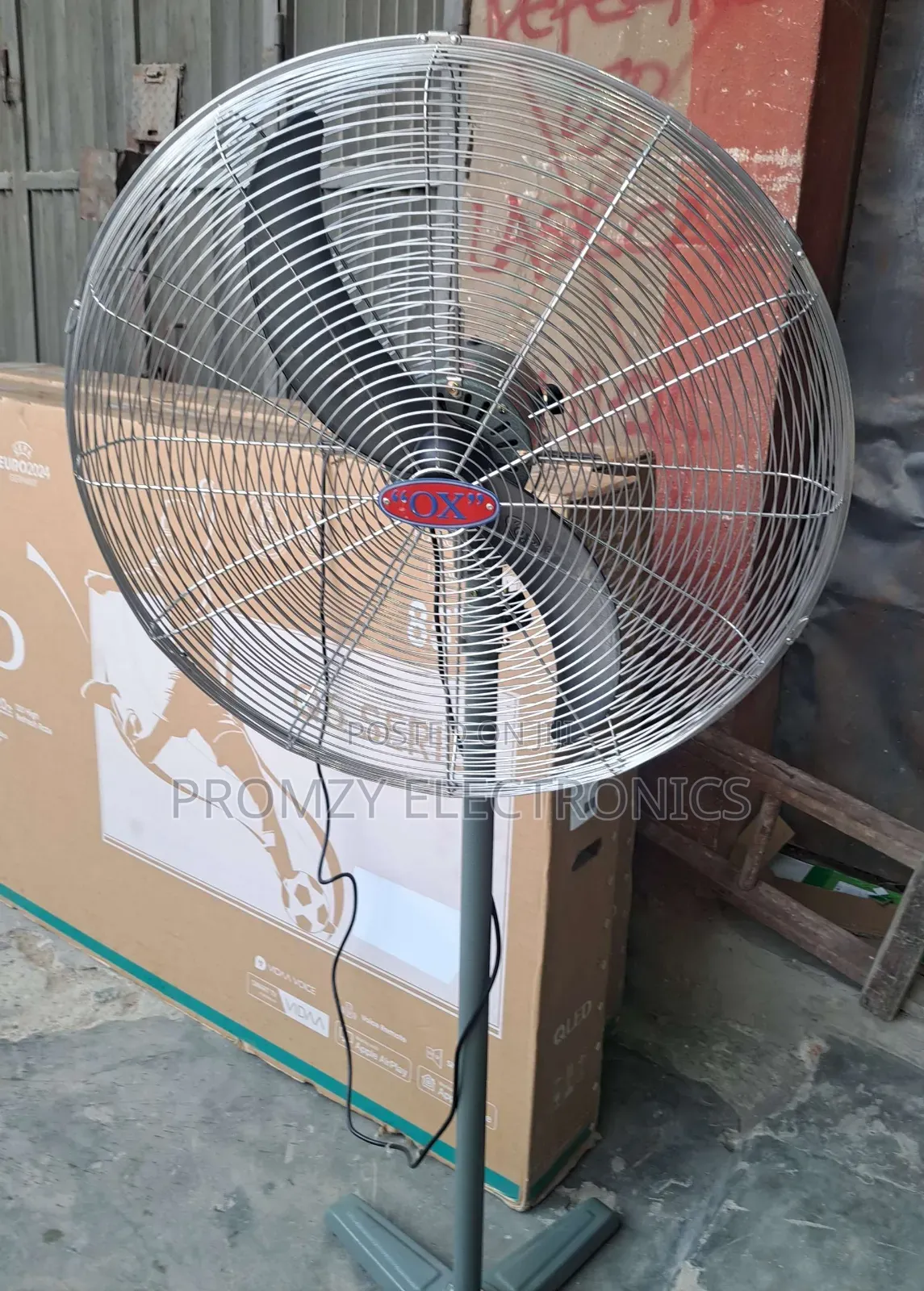 26inch Ox Standing Industrial Fan Copper Coil