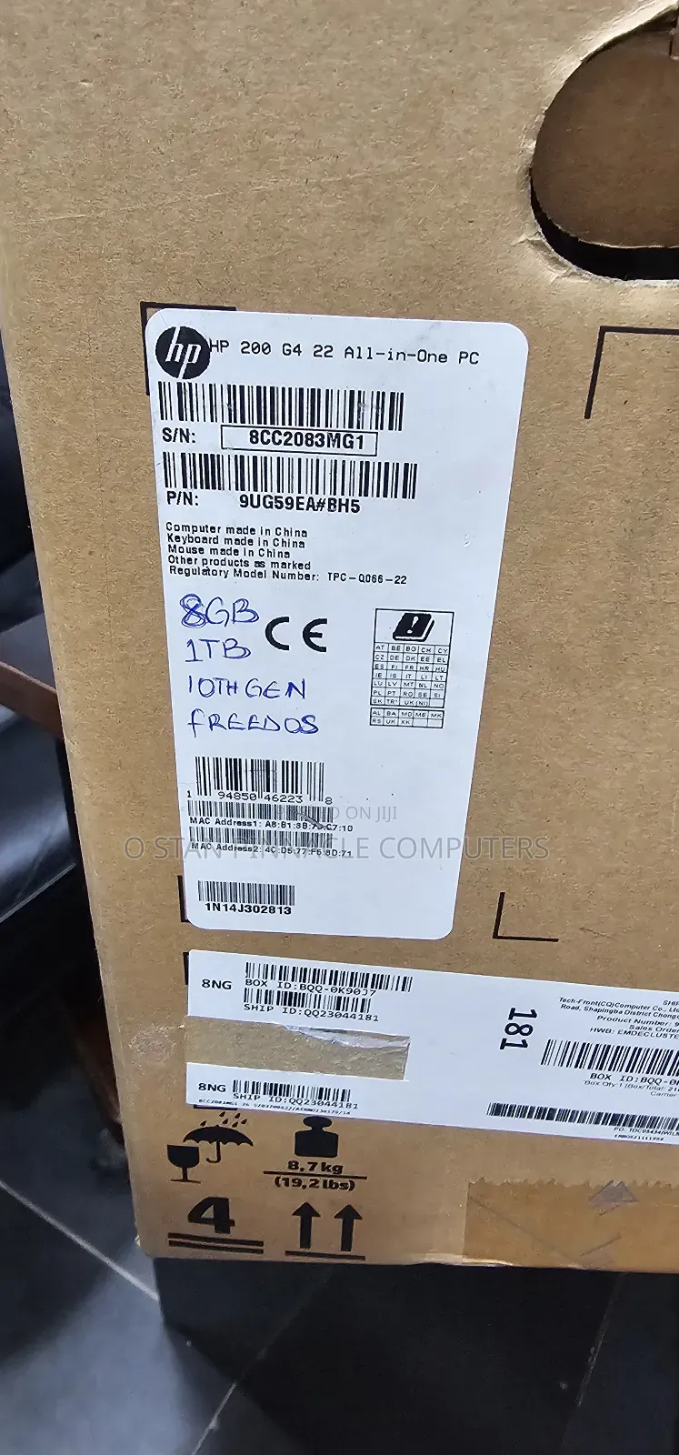 New Desktop Computer HP 200 G4 All-in-One 8GB Intel Pentium HDD 1T