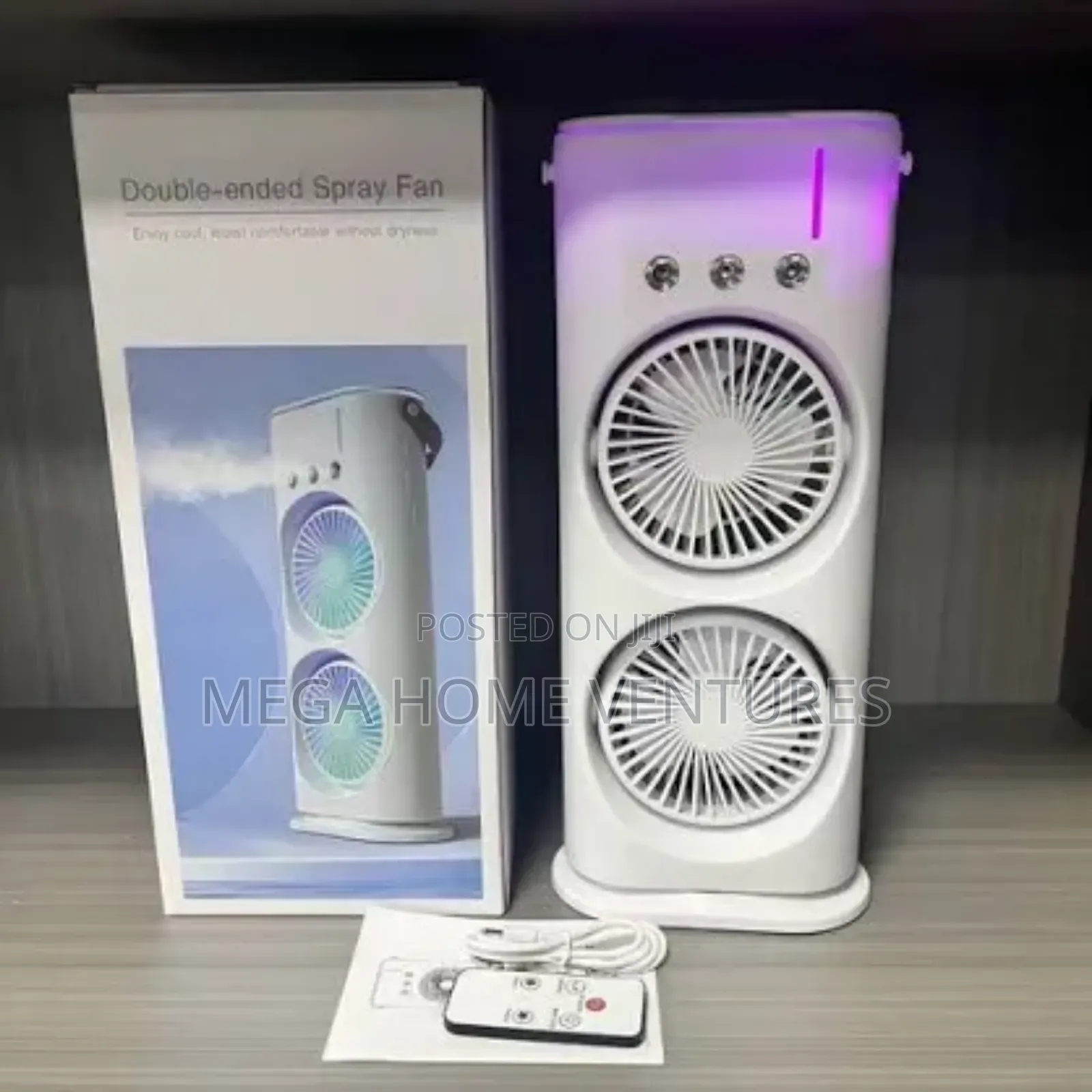 Double Cooling Spray Fan