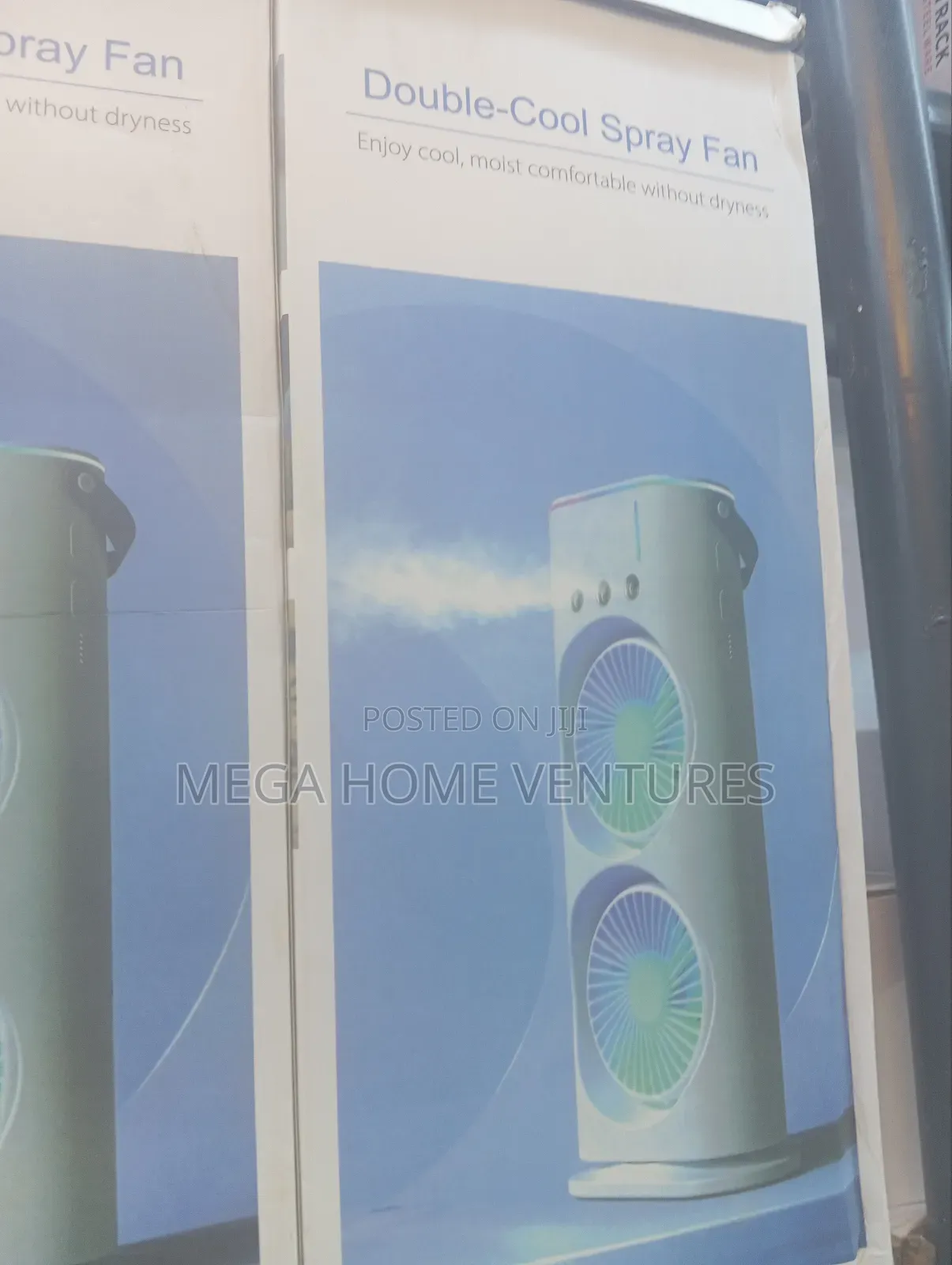 Double Cooling Spray Fan