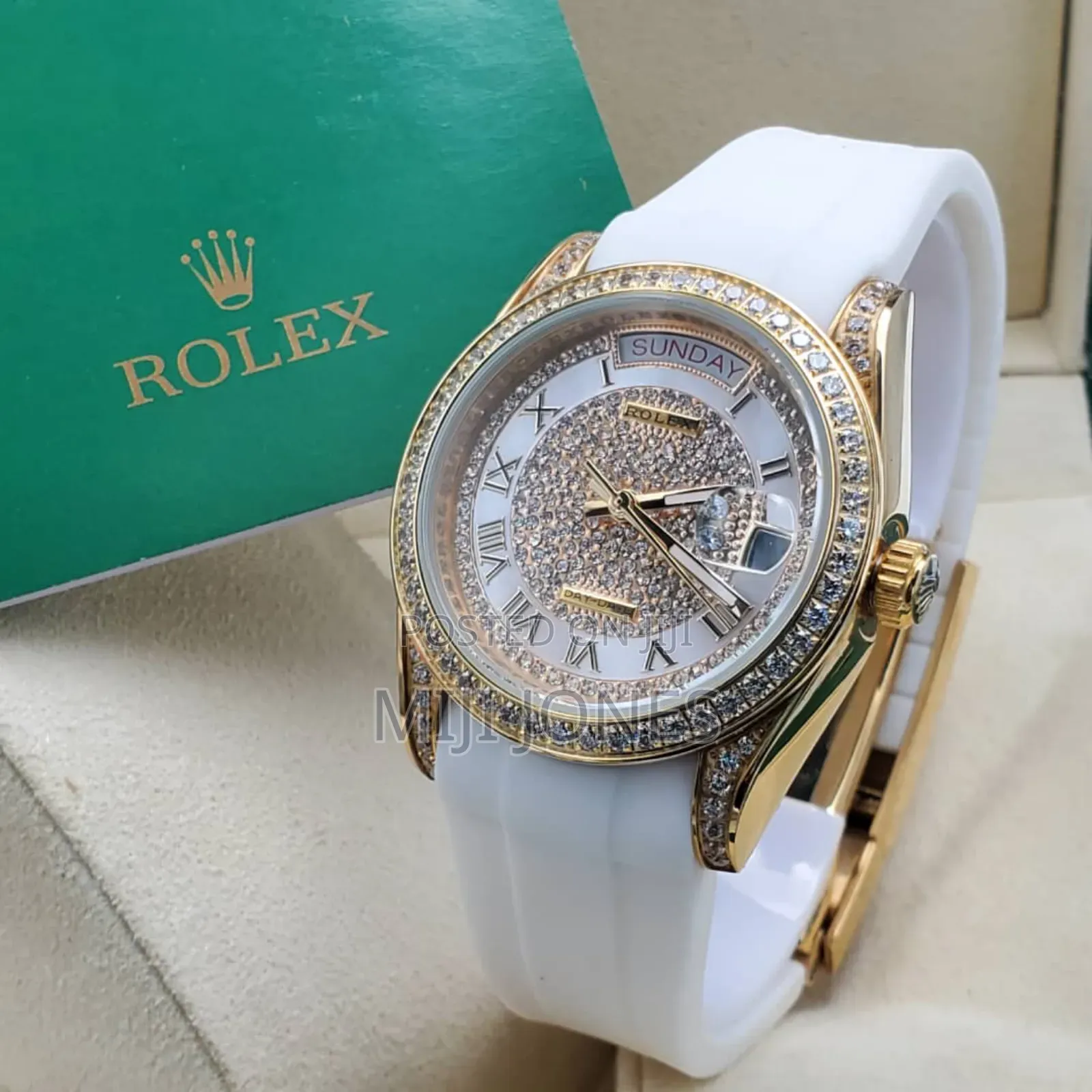 Rolex Unisex Stone Watches