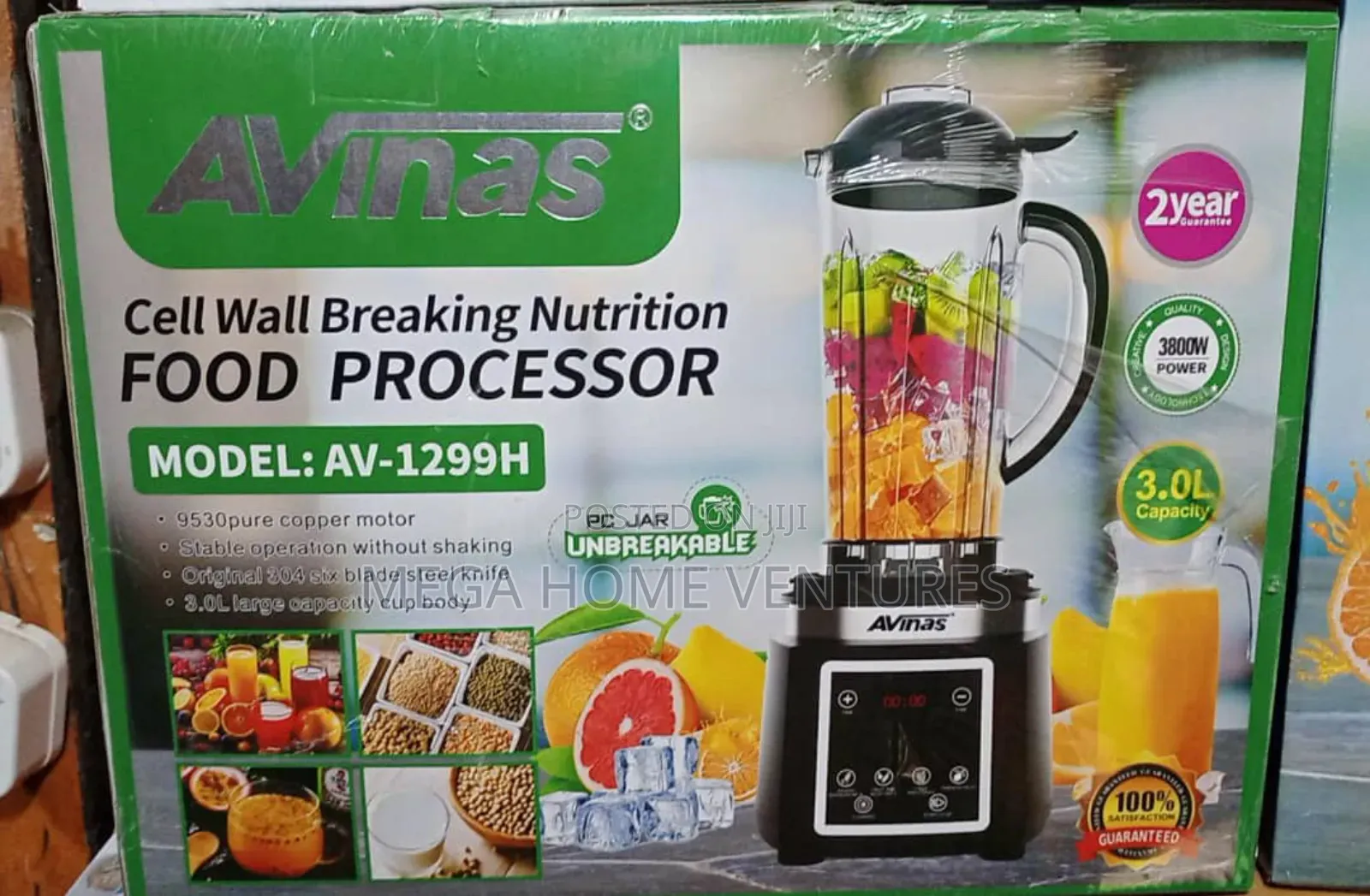 3800watts Avinas Blender