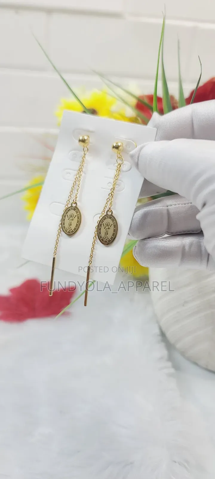 Gold Tassel Drop Fashion Earring