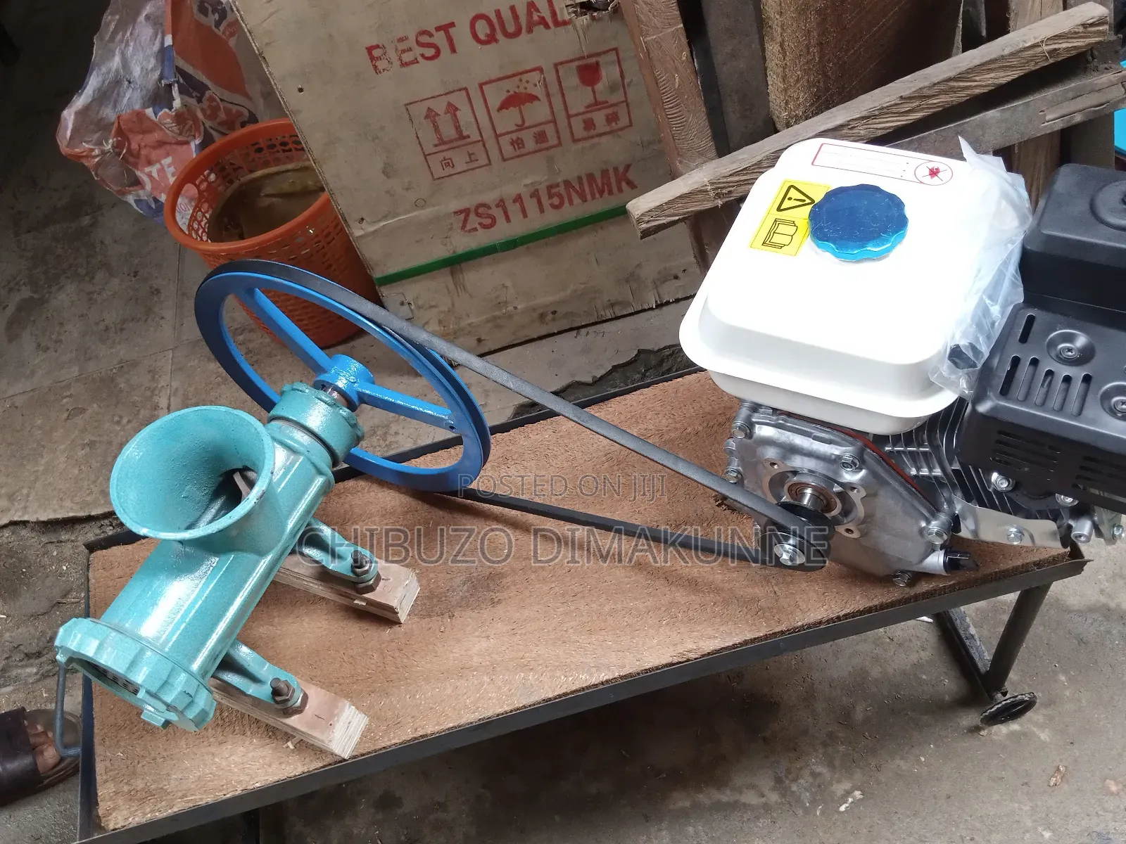 Fish Pellet Machine With Engine