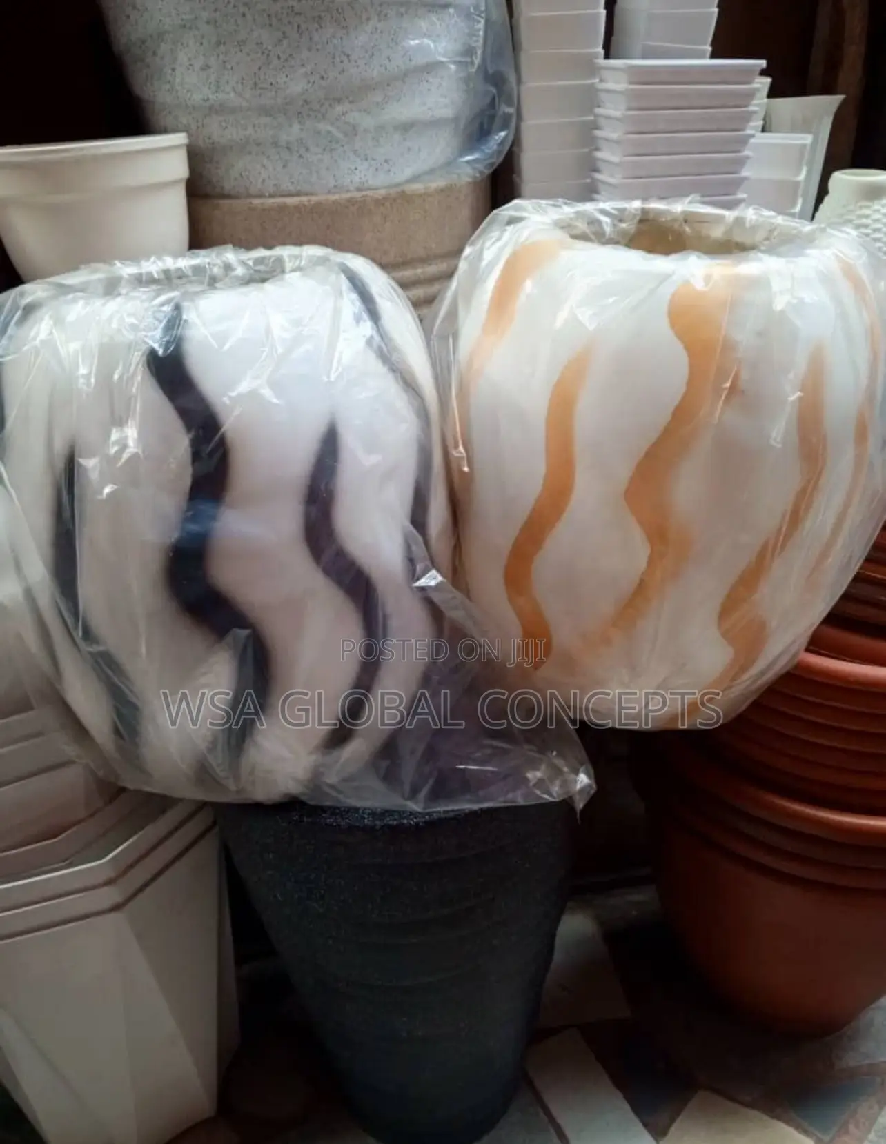 Beautiful Design Fiberglass Flower Pot