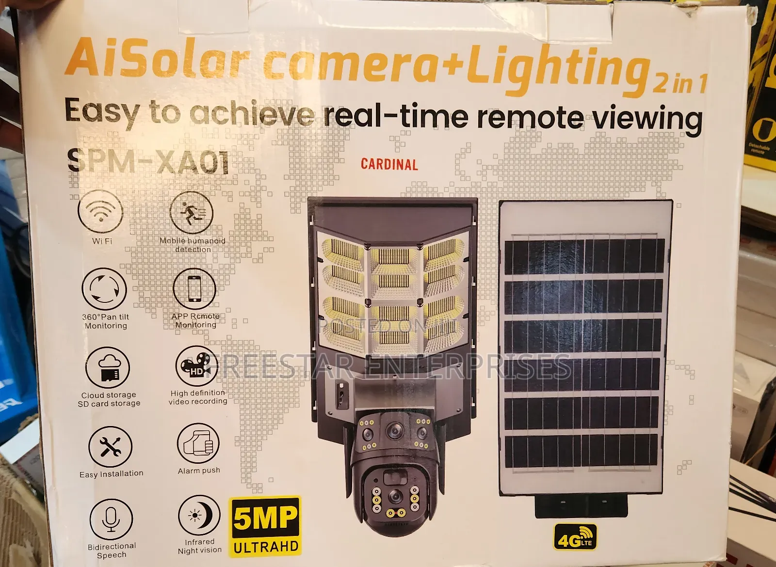 Solar CCTV Street Light. Solar Street Light. CCTV.