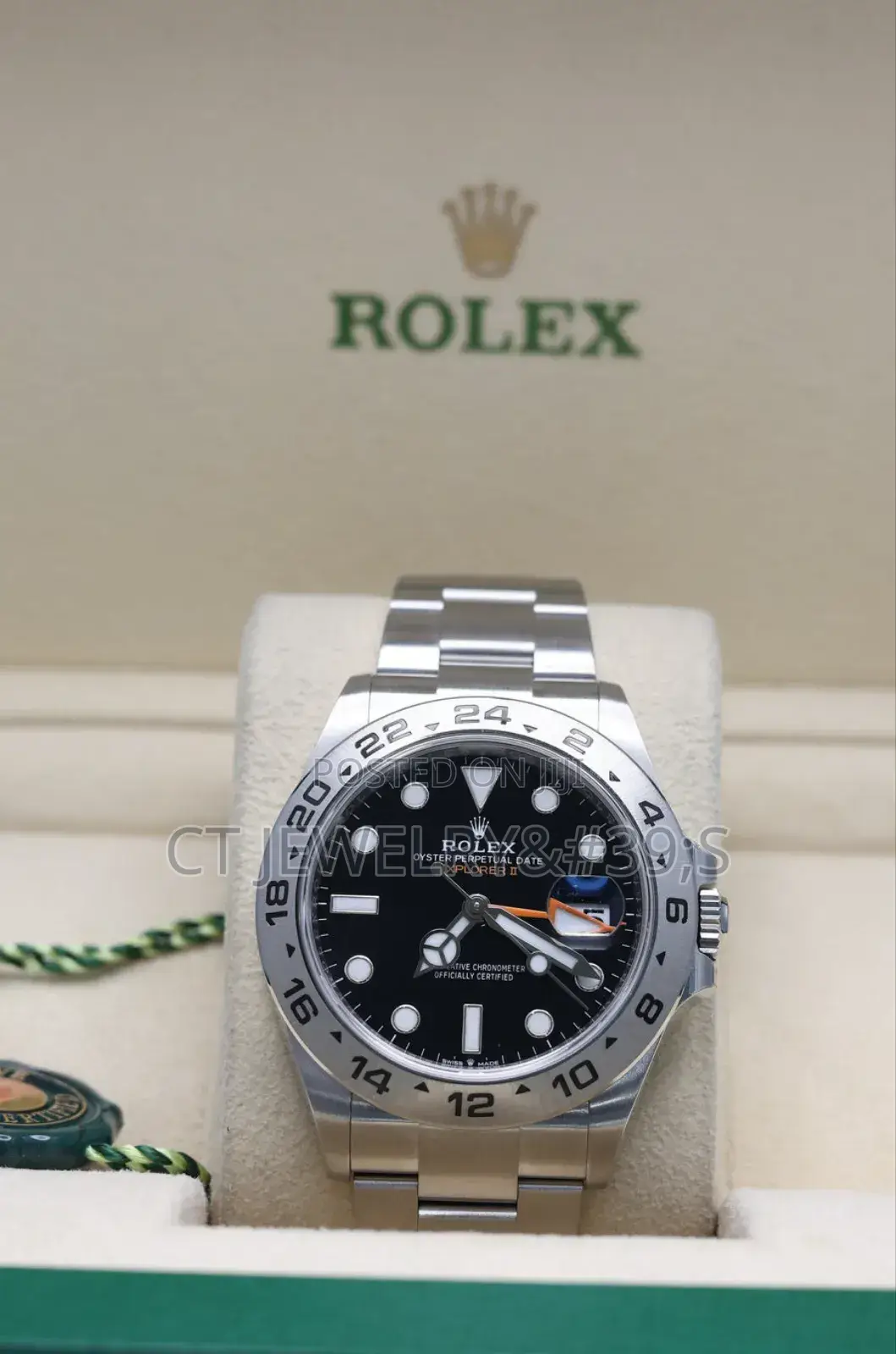 Rolex Explorer II Black Stainless Steel (Premium )