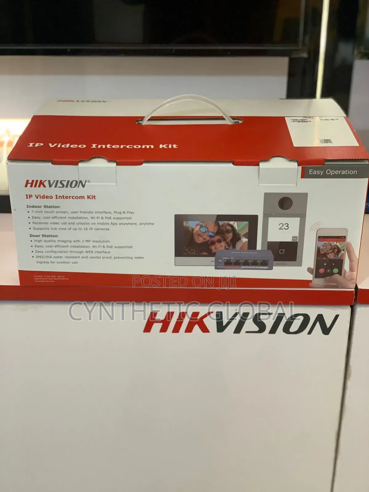 HIKVISION IP Video Doorbell 4port Poe Switch Ds-Kis604s(C)