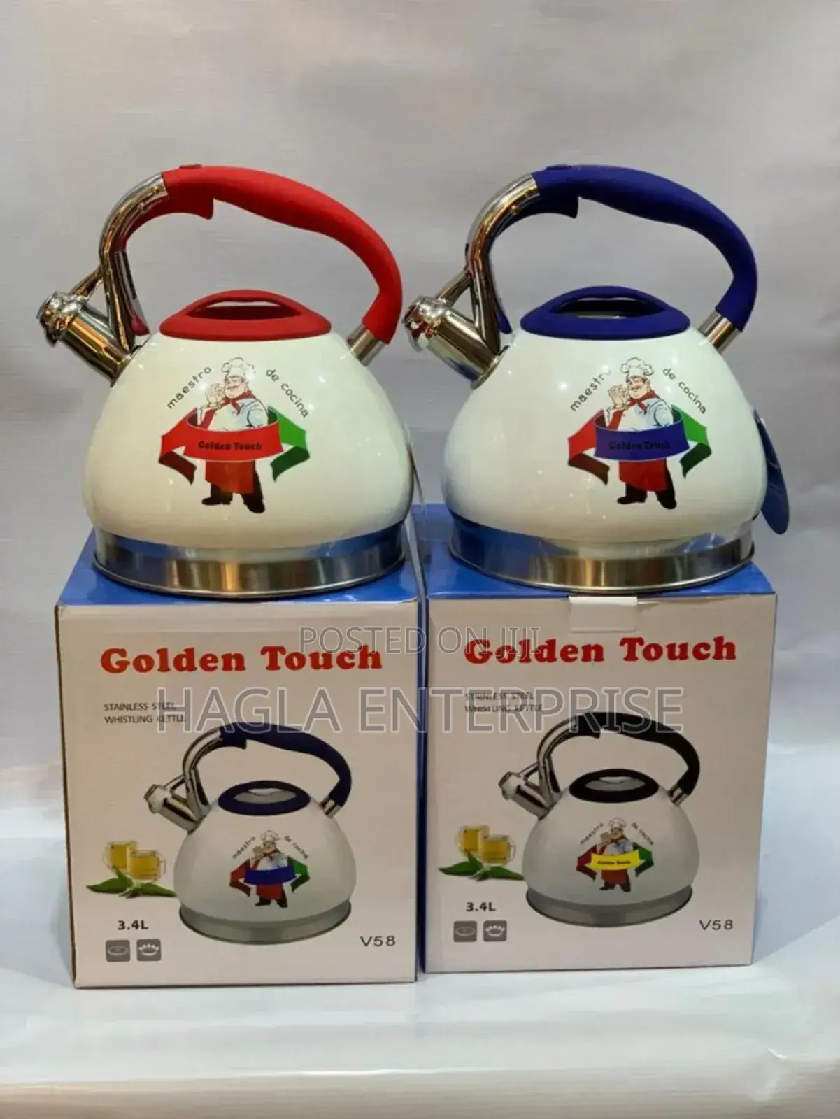 3.4l Stainless Steel Whistling Whistling Kettle