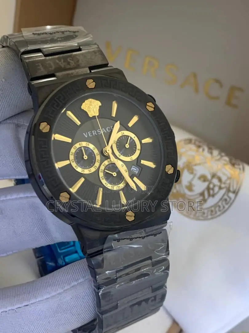 Versace Quality Men Chain Strap Wristwatch