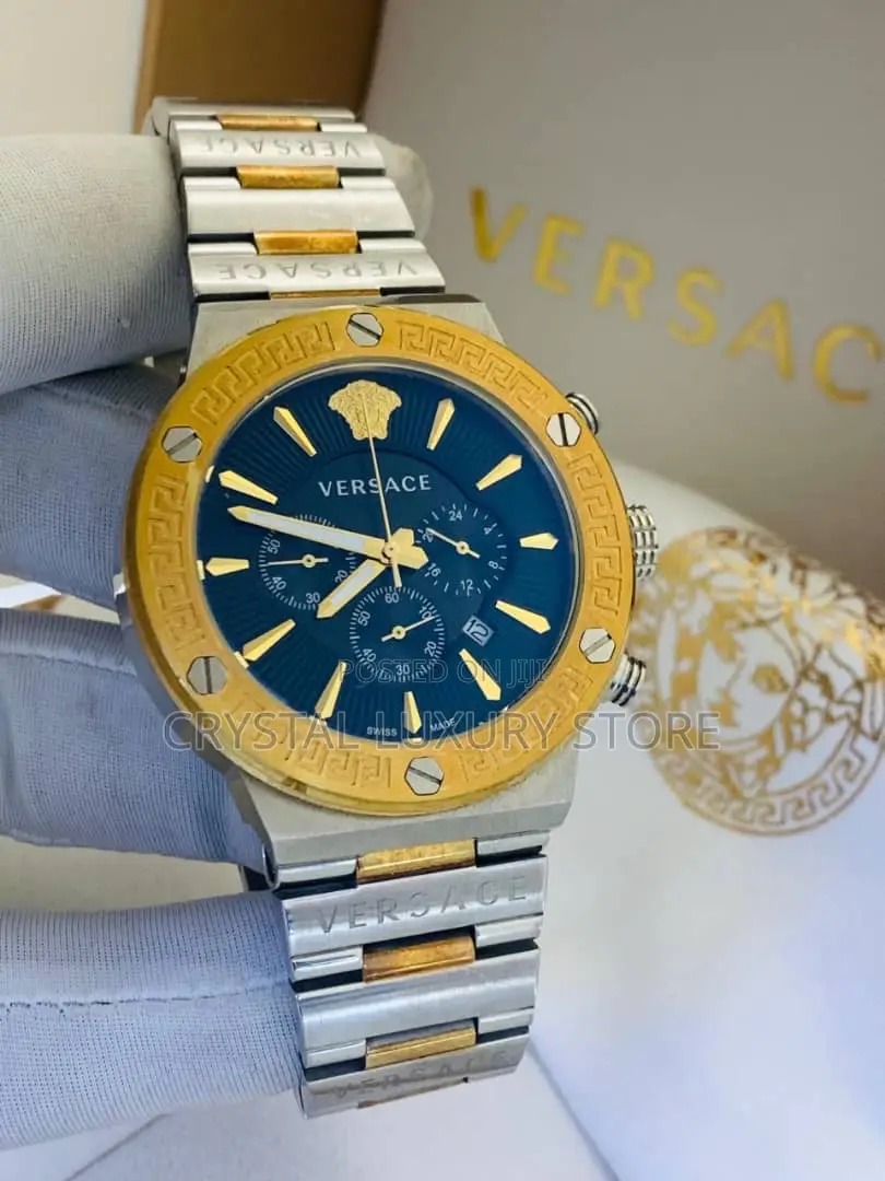 Versace Quality Men Chain Strap Wristwatch