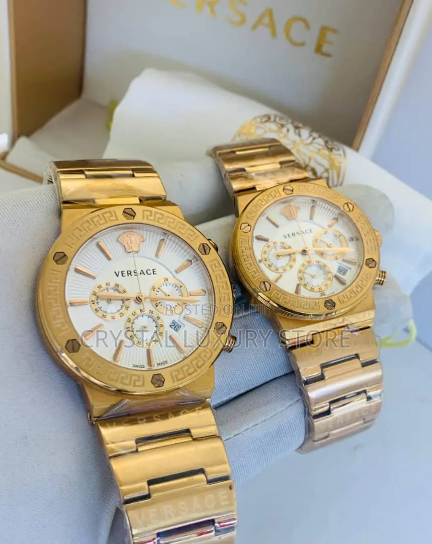Versace Quality Men Chain Strap Wristwatch