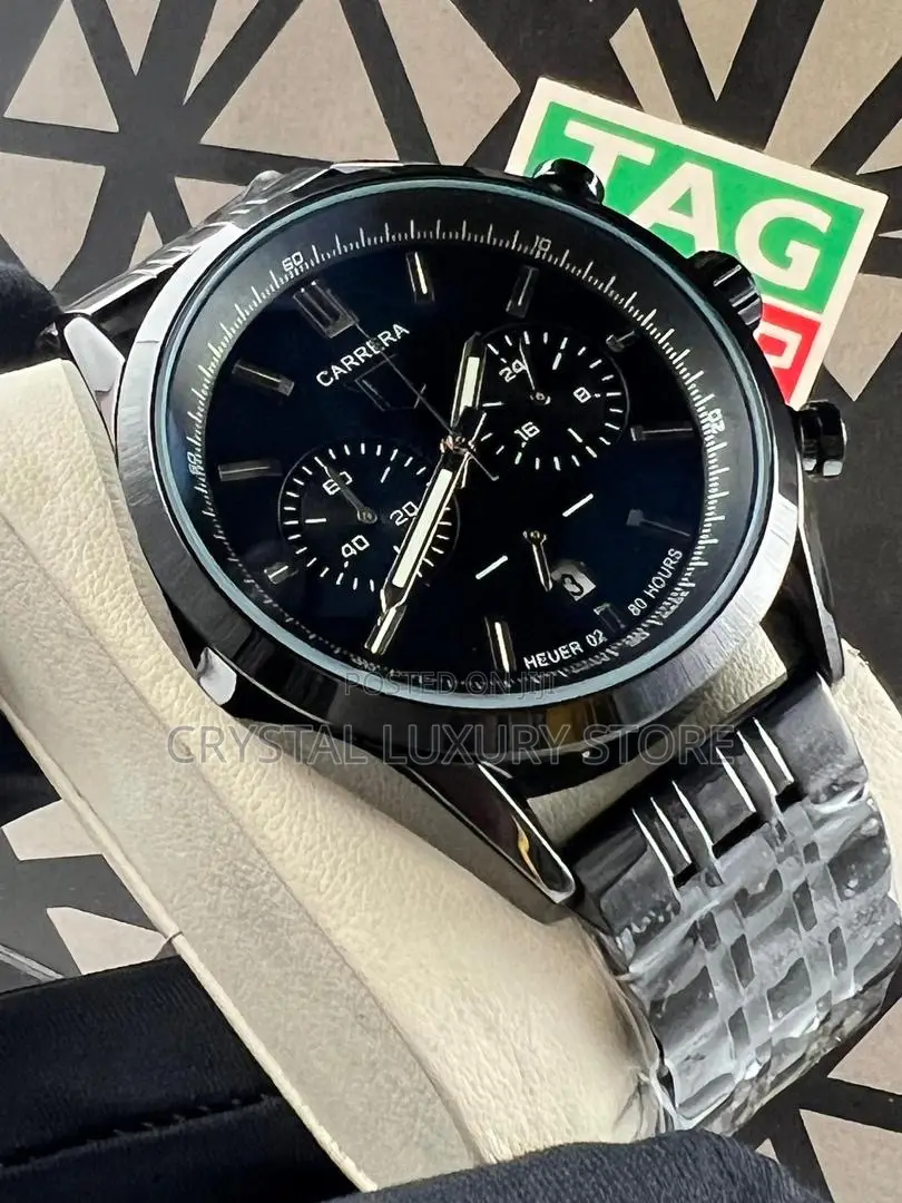 Tag Heuer Quality Luxury Men Chain Strap Wristwatch