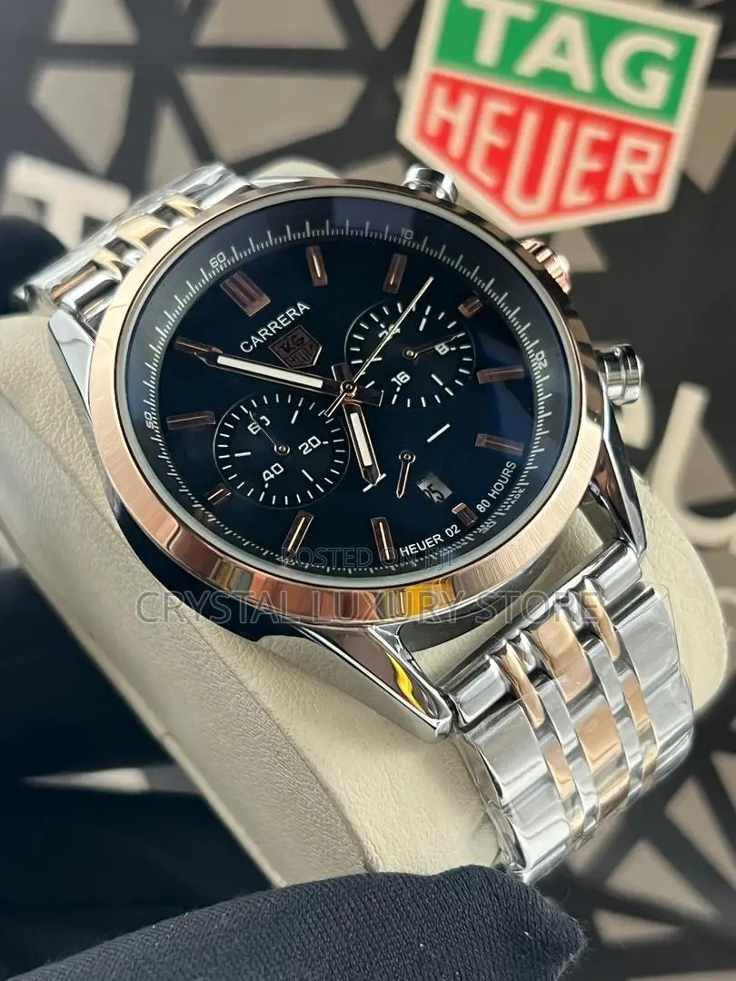 Tag Heuer Quality Luxury Men Chain Strap Wristwatch