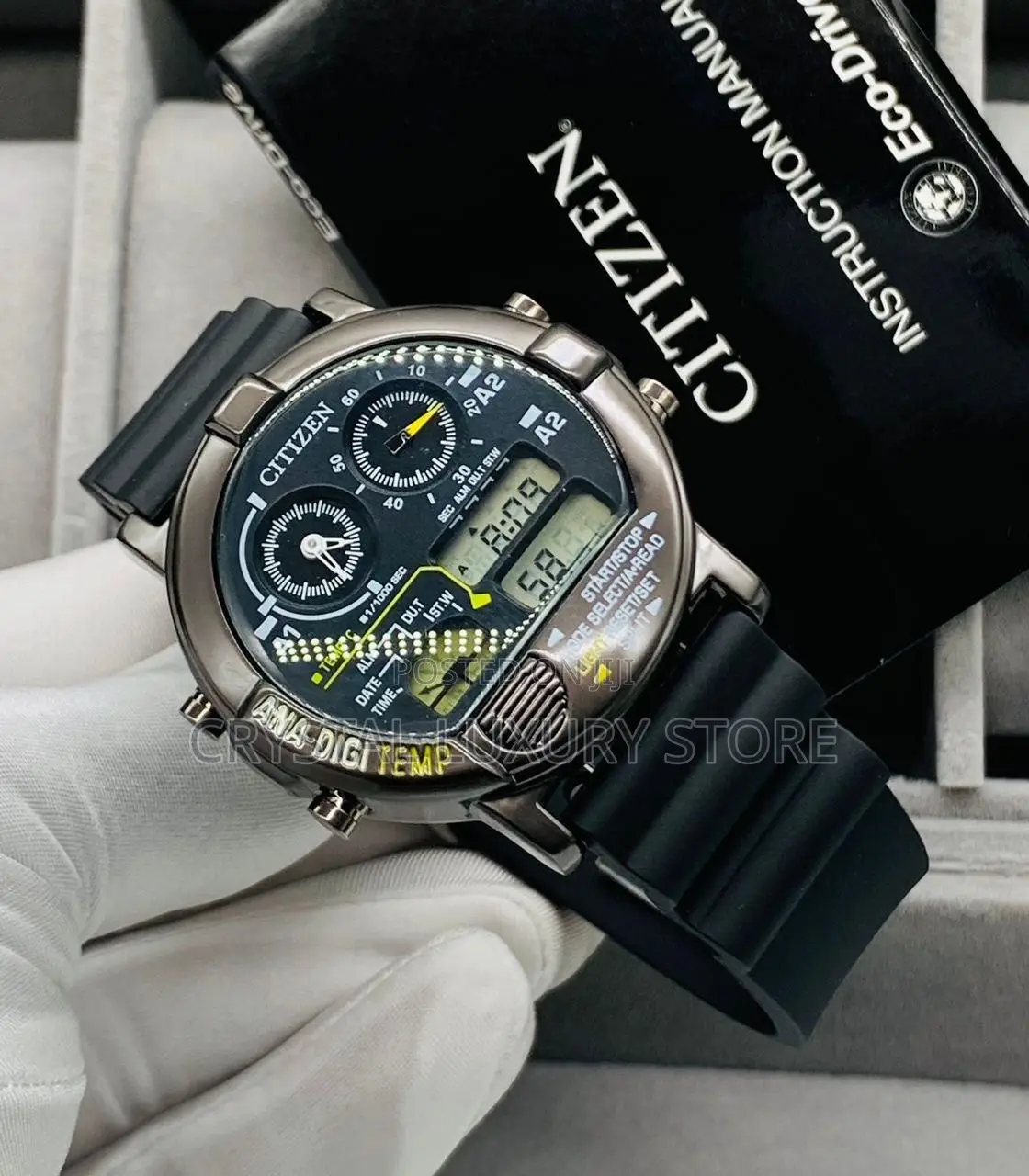 Citizen Quality Men Rubber Strap Wristwatch