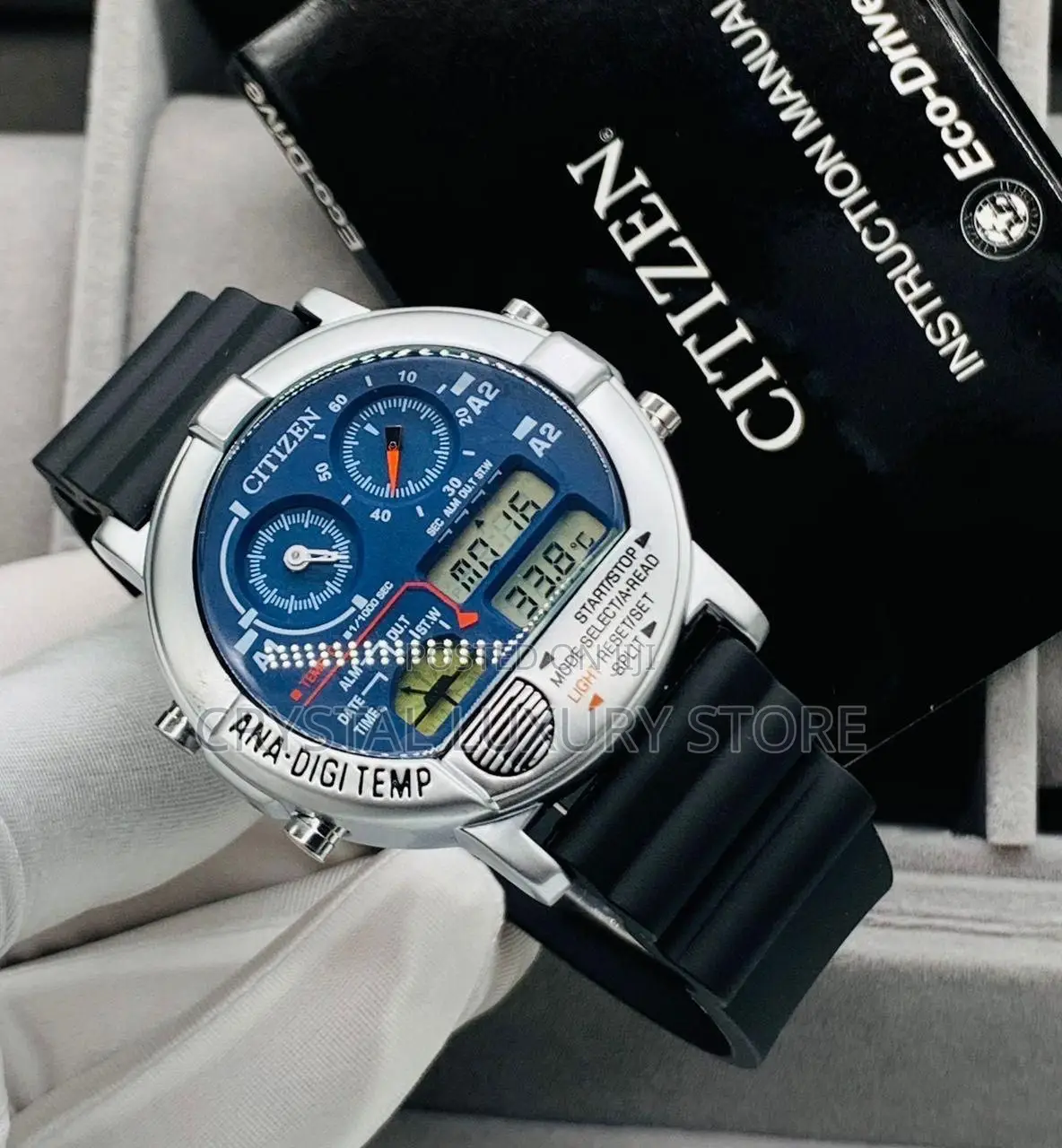 Citizen Quality Men Rubber Strap Wristwatch