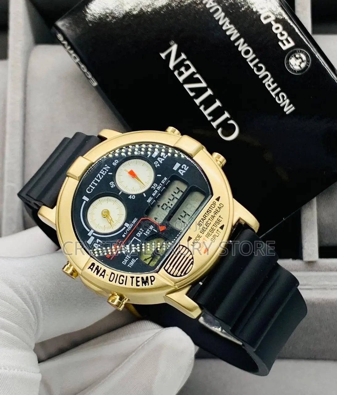 Citizen Quality Men Rubber Strap Wristwatch