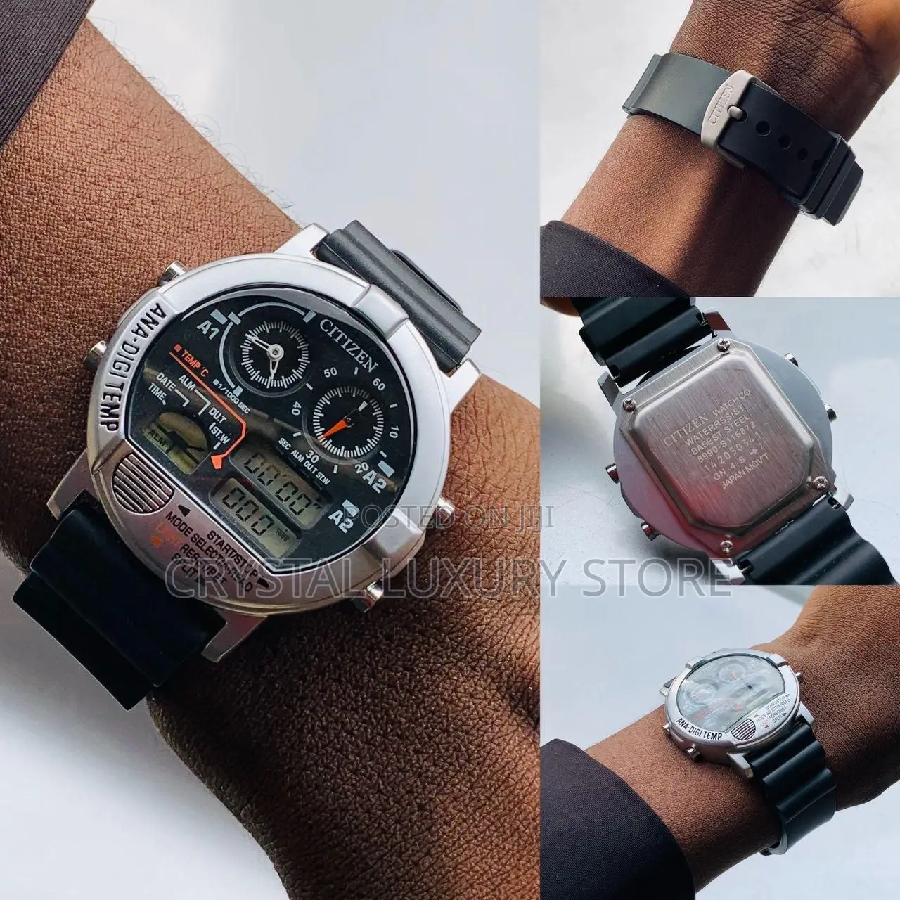 Citizen Quality Men Rubber Strap Wristwatch