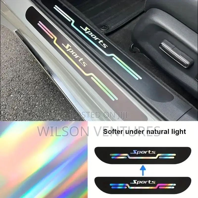 4 PCS Mercedes’ Benz Door Protective Sill Step Emblem