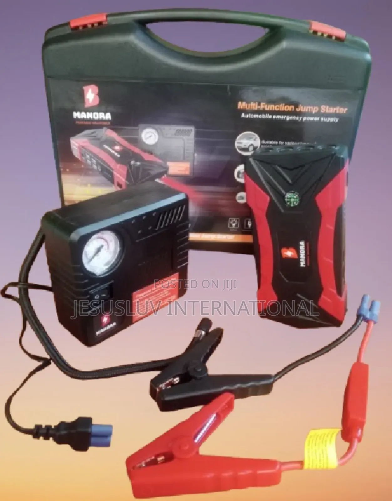 Multifunction Jump Starter Power Supply With Tyre Inflator