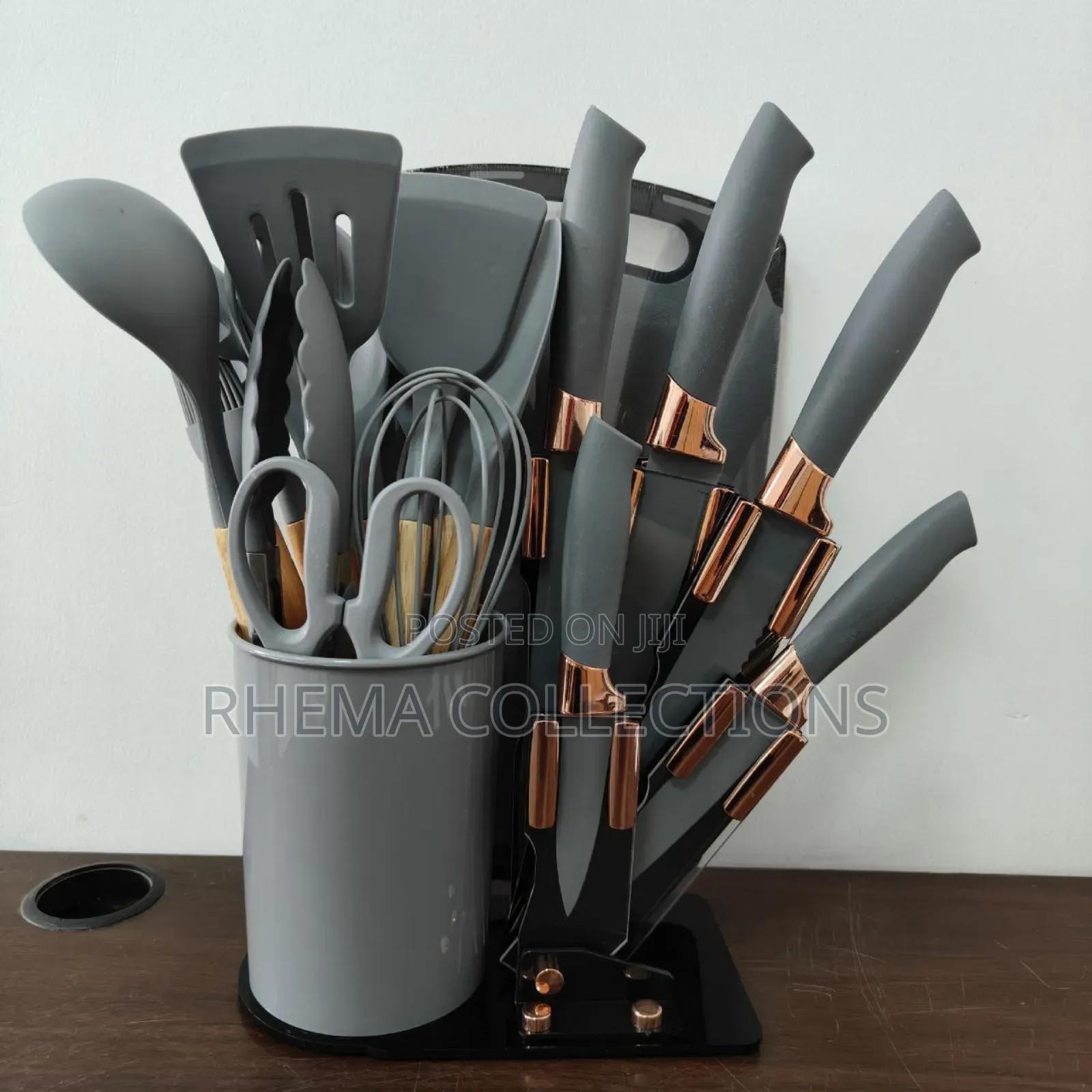 Top Quality 19pcs Silicone Cooking Spoon and Knife Set