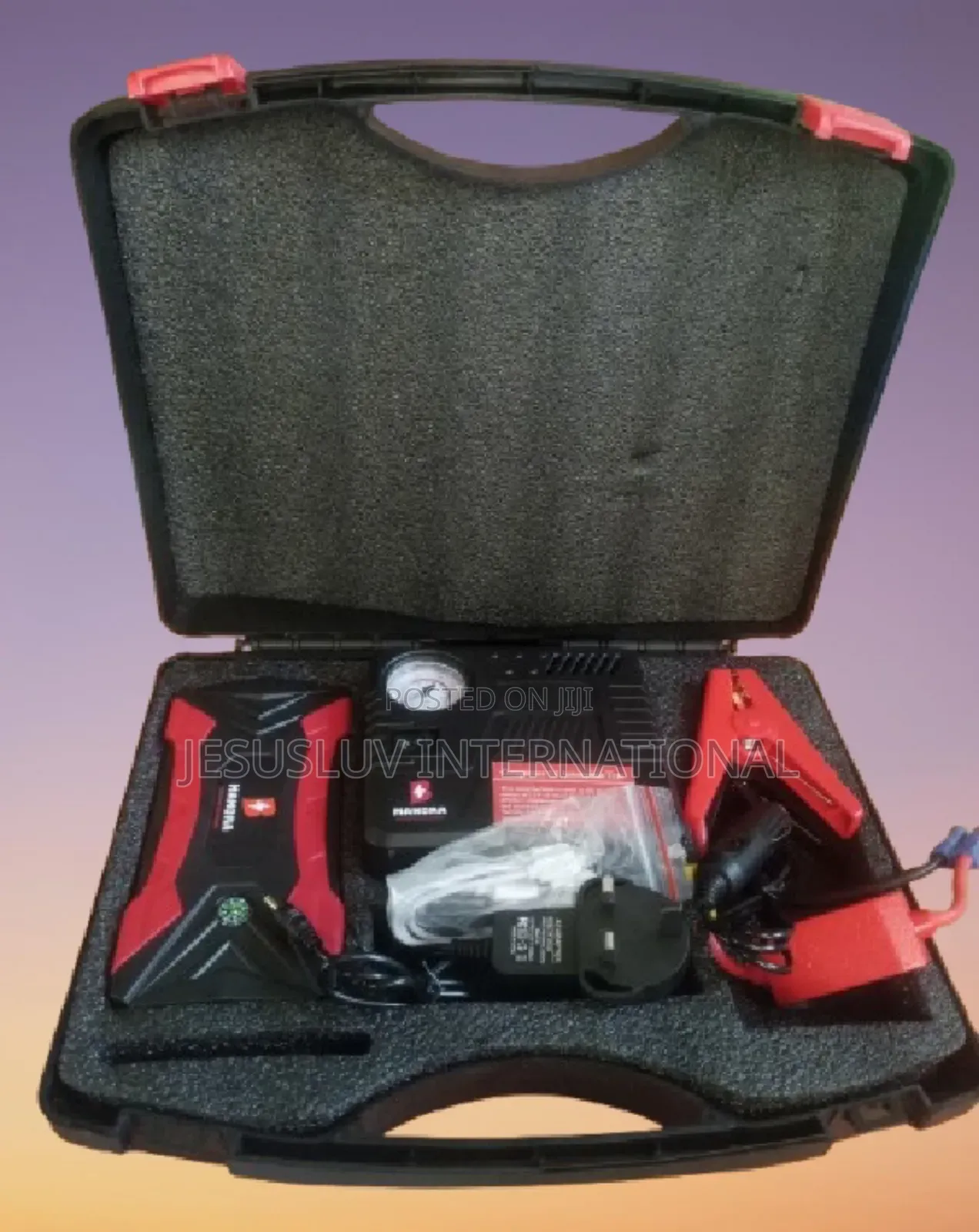 Multifunction Jump Starter Battery Booster + Tyre Inflator