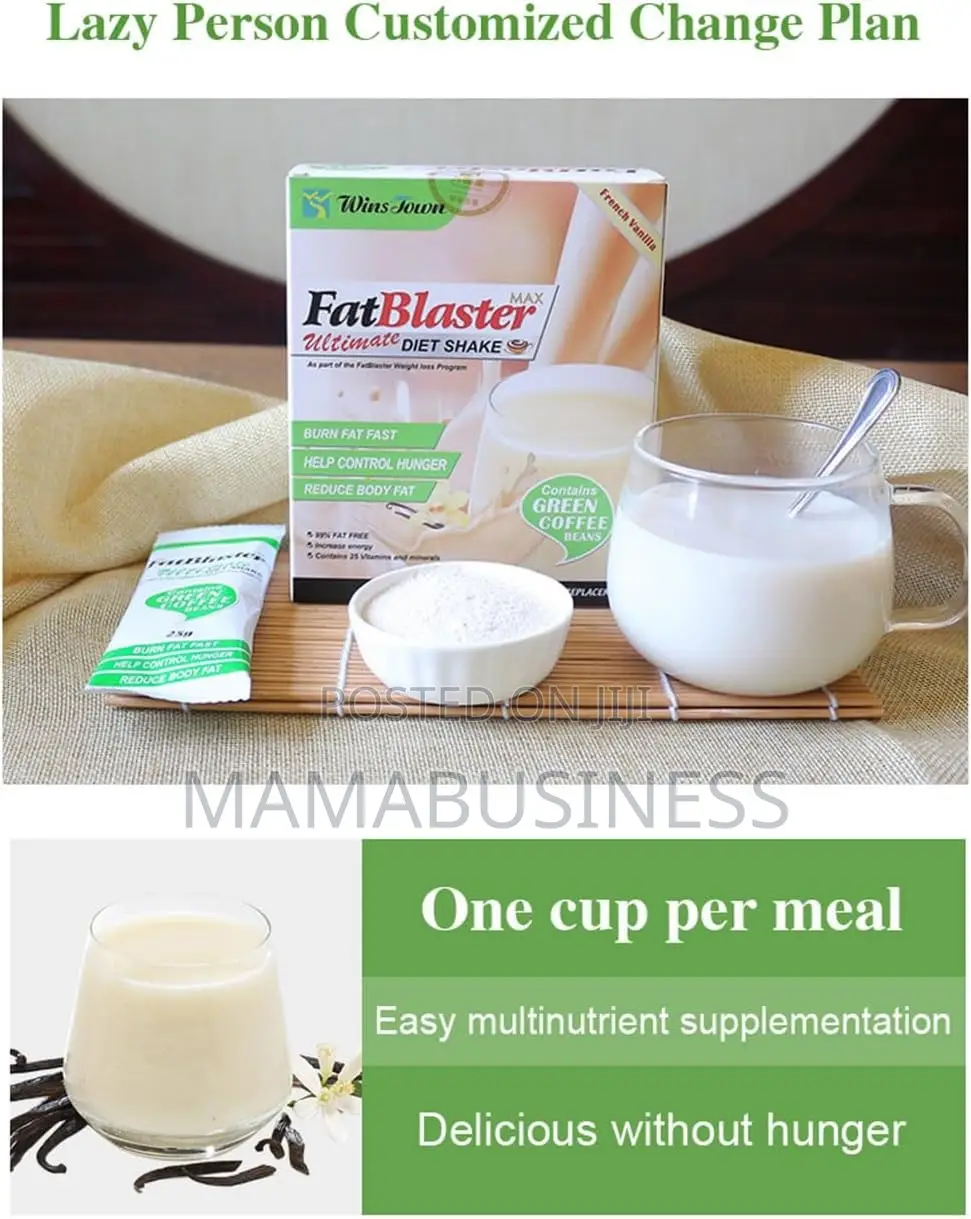 Fat Blaster Weight Loss Diet Shake Strawberry/Vanilla Flavor