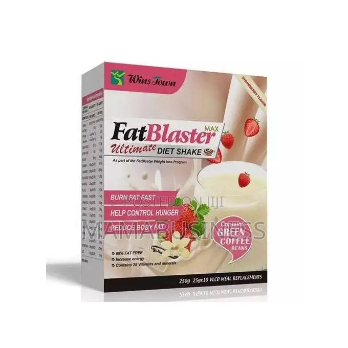 Fat Blaster Weight Loss Diet Shake Strawberry/Vanilla Flavor