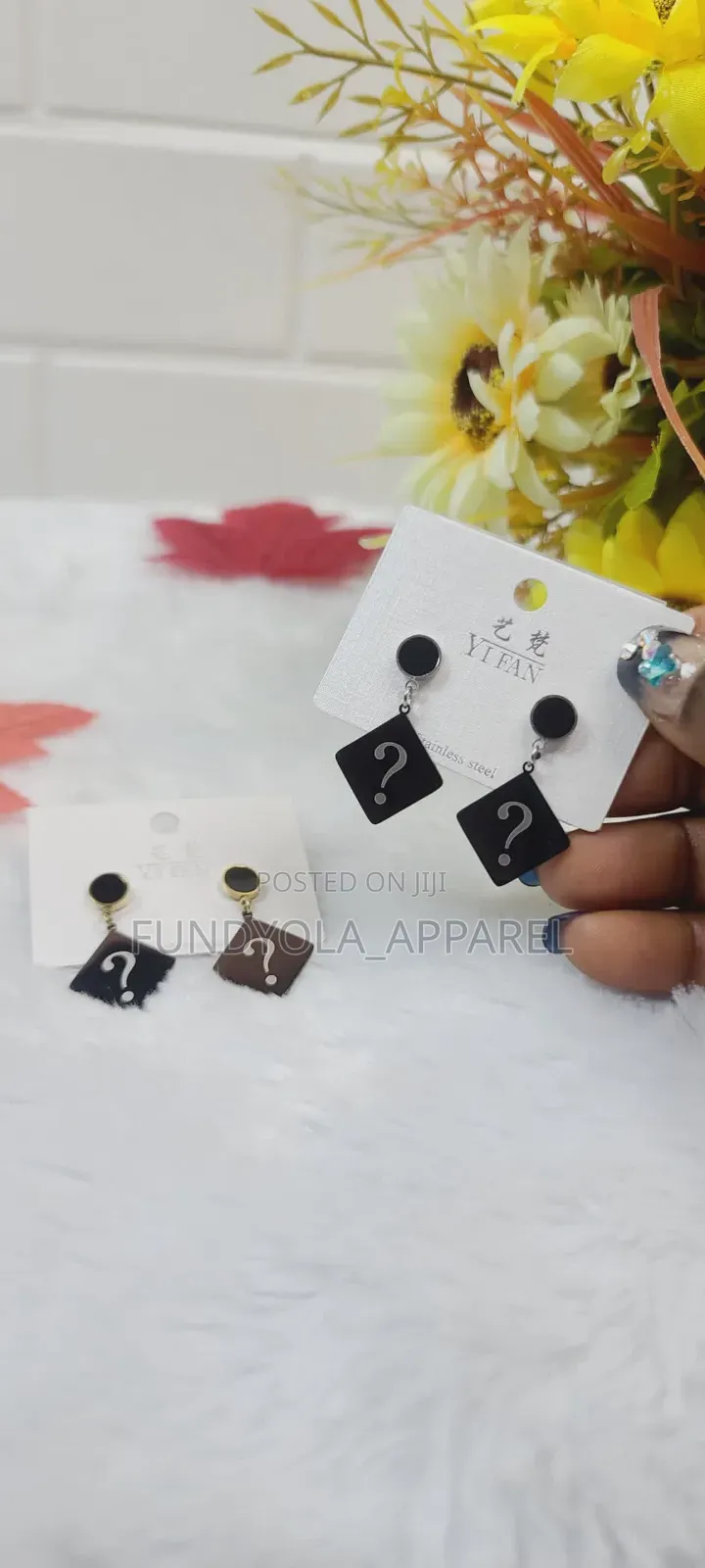 Black Fashion Earring