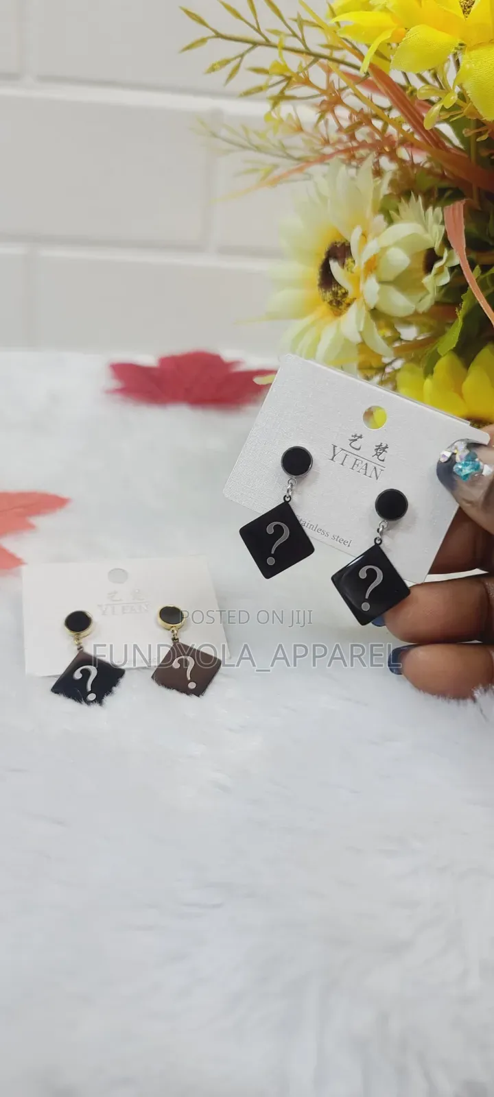 Black Fashion Earring