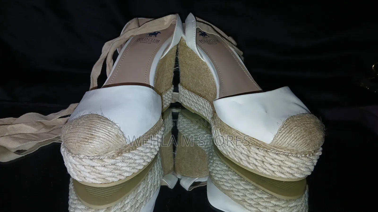 Espadrille Wedge With Strap-Up Closure