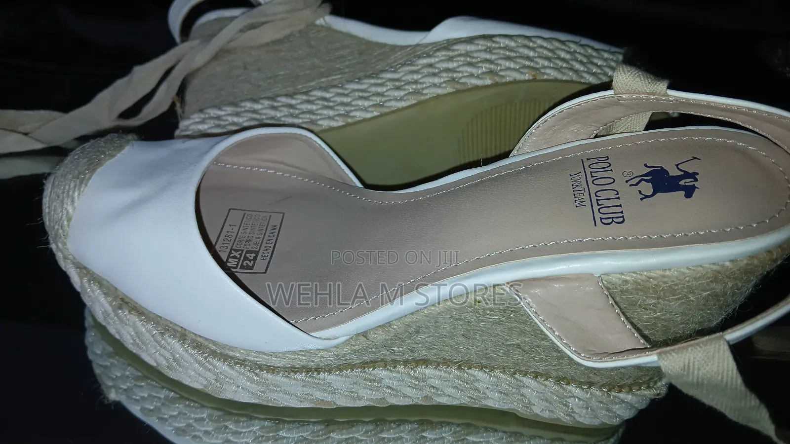 Espadrille Wedge With Strap-Up Closure