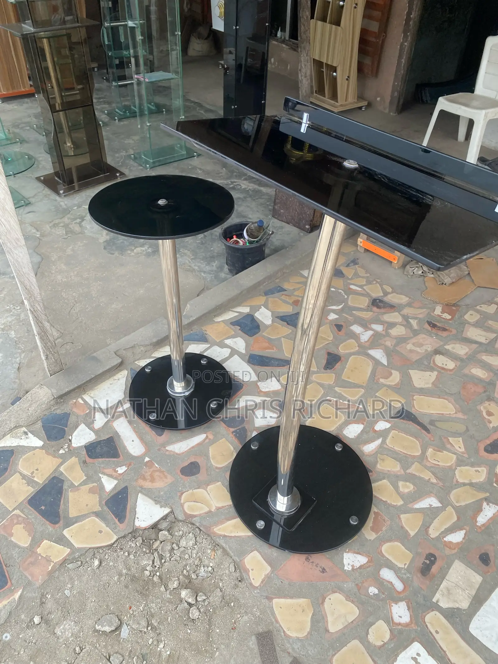 Single Set Glass Church Pulpit