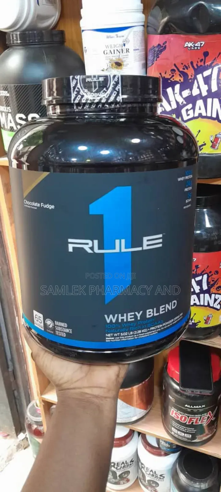 Rule 1 Proteins R1 Whey Blend,-5lbs -68 Servings