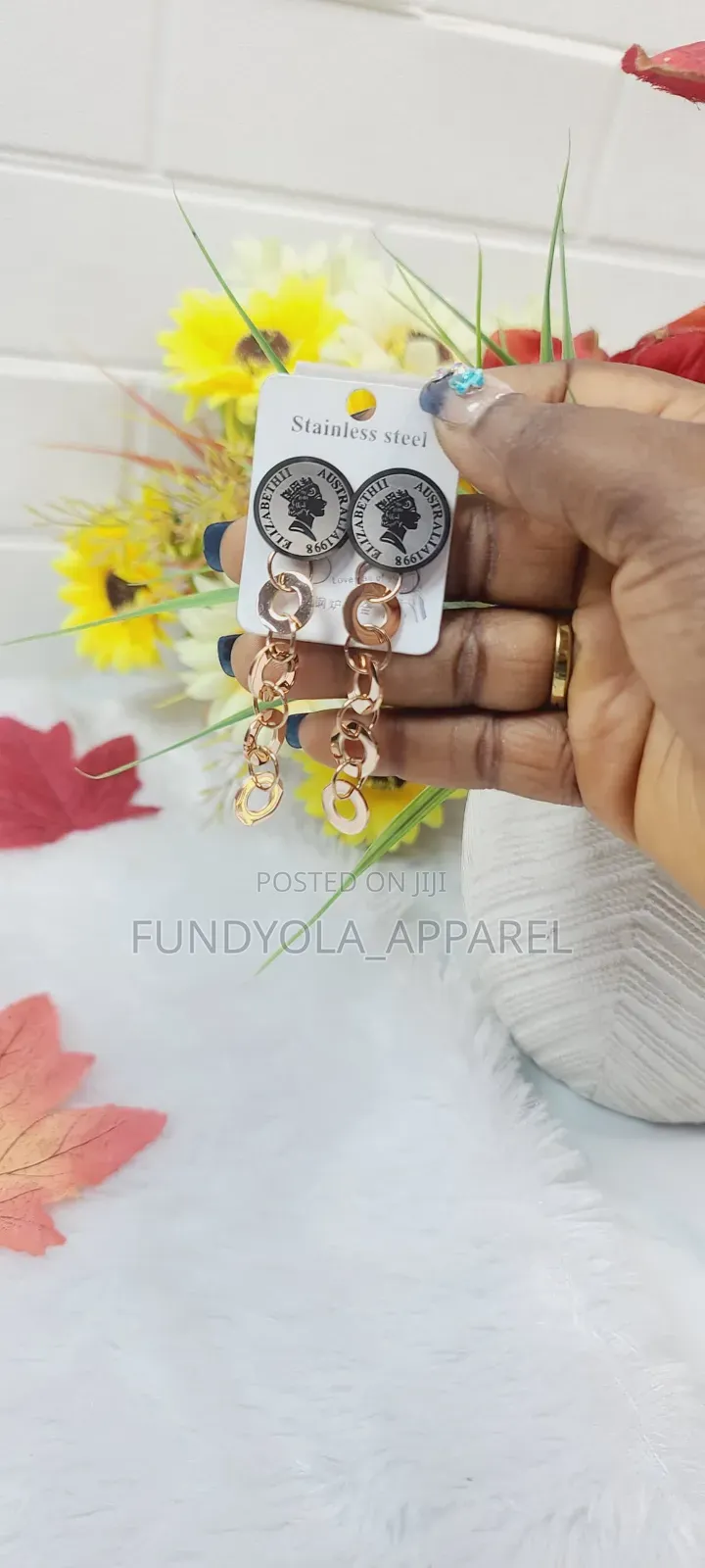 Rosegold Tassle Earrings