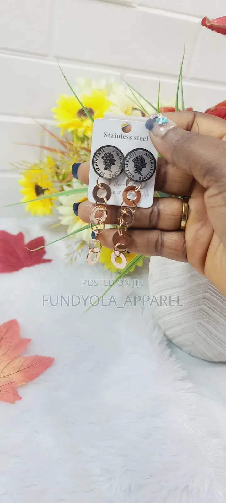 Rosegold Tassle Earrings