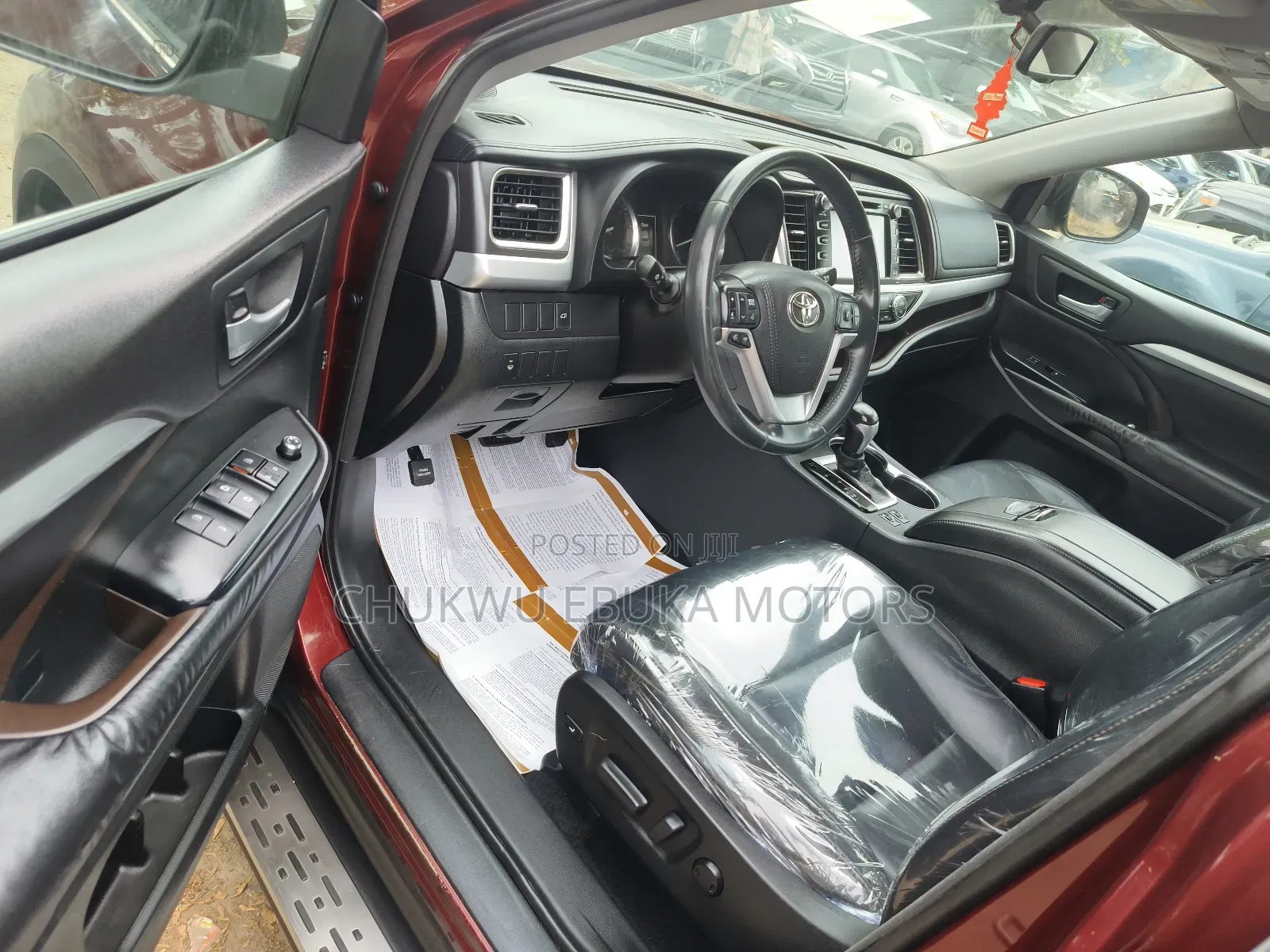 Toyota Highlander XLE V6 4x4 (3.5L 6cyl 6A) 2016 Red