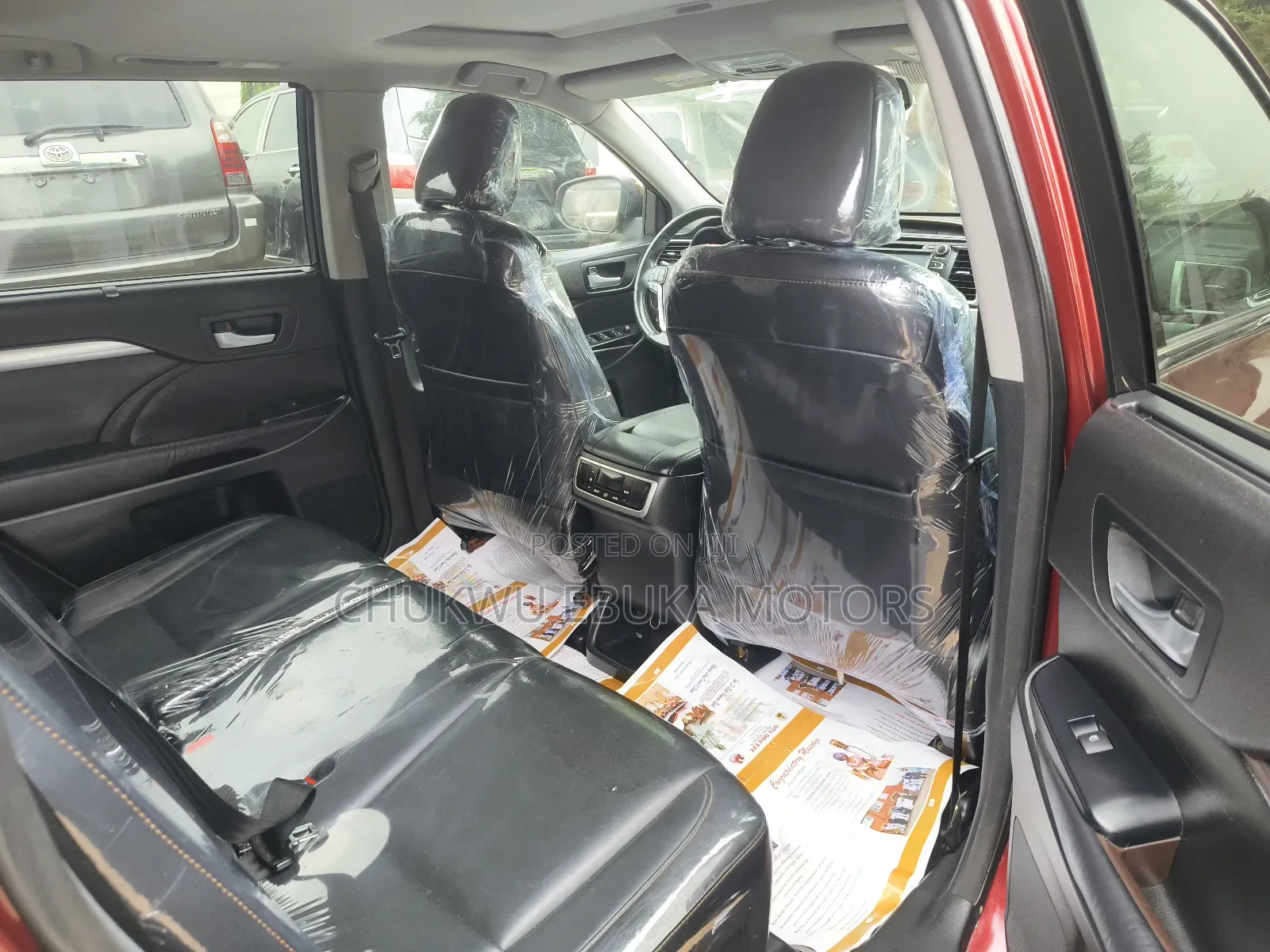 Toyota Highlander XLE V6 4x4 (3.5L 6cyl 6A) 2016 Red