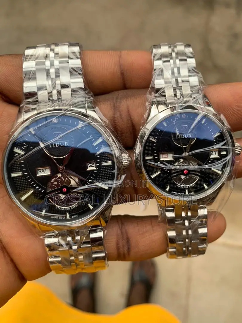 Lidur Automatic Engine Quality Luxury Men Chain Wristwatch