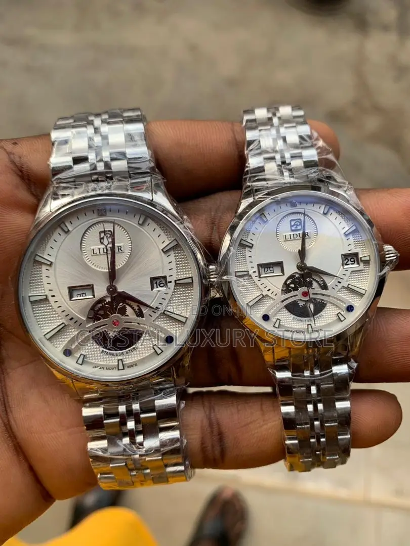 Lidur Automatic Engine Quality Luxury Men Chain Wristwatch