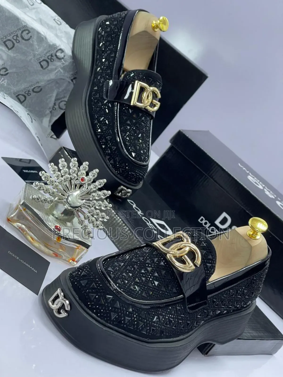 Men's Dolce and Gabbana All Stoned Double Sole Shoe