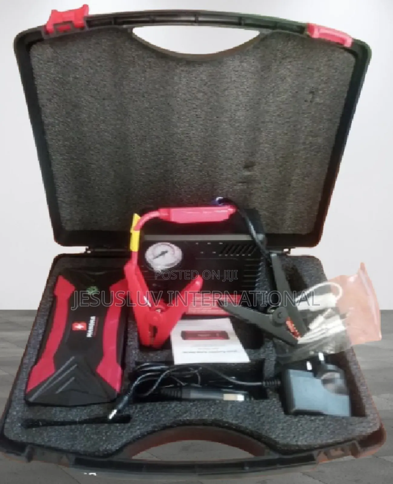 Car Jump Starter 12V, 99800mah With Tyre Inflator Pump